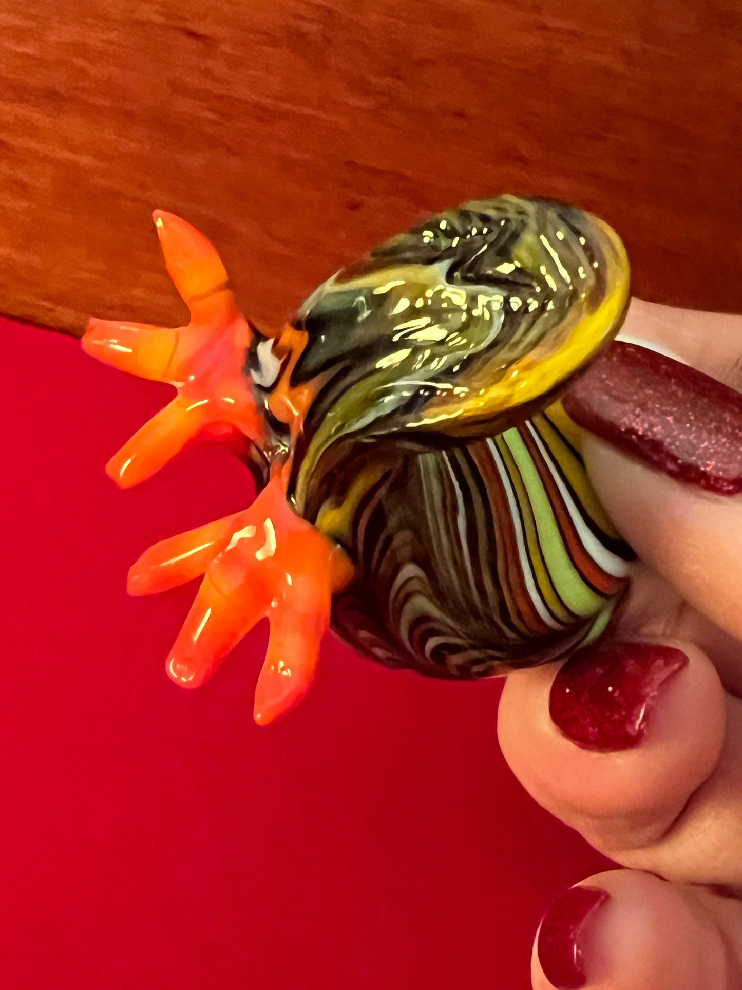 Vintage Murano Colorful Glass Owl, Glass Owl Figure, Owl Figurine, Lover Antiques and Vintage
