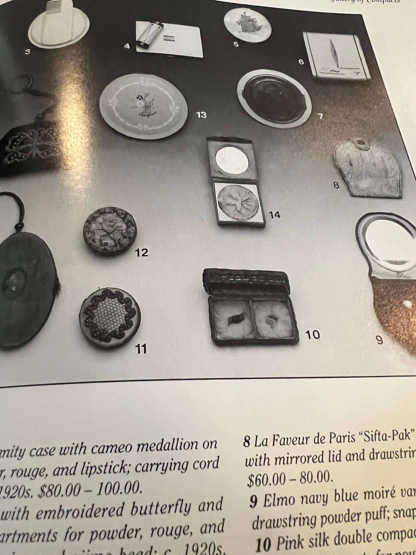 Vintage Ladies’ Compacts Identification & Value Guide Book, Ladies Compacts Book, by Roselyn Garson, Lover Antiques and Vintage