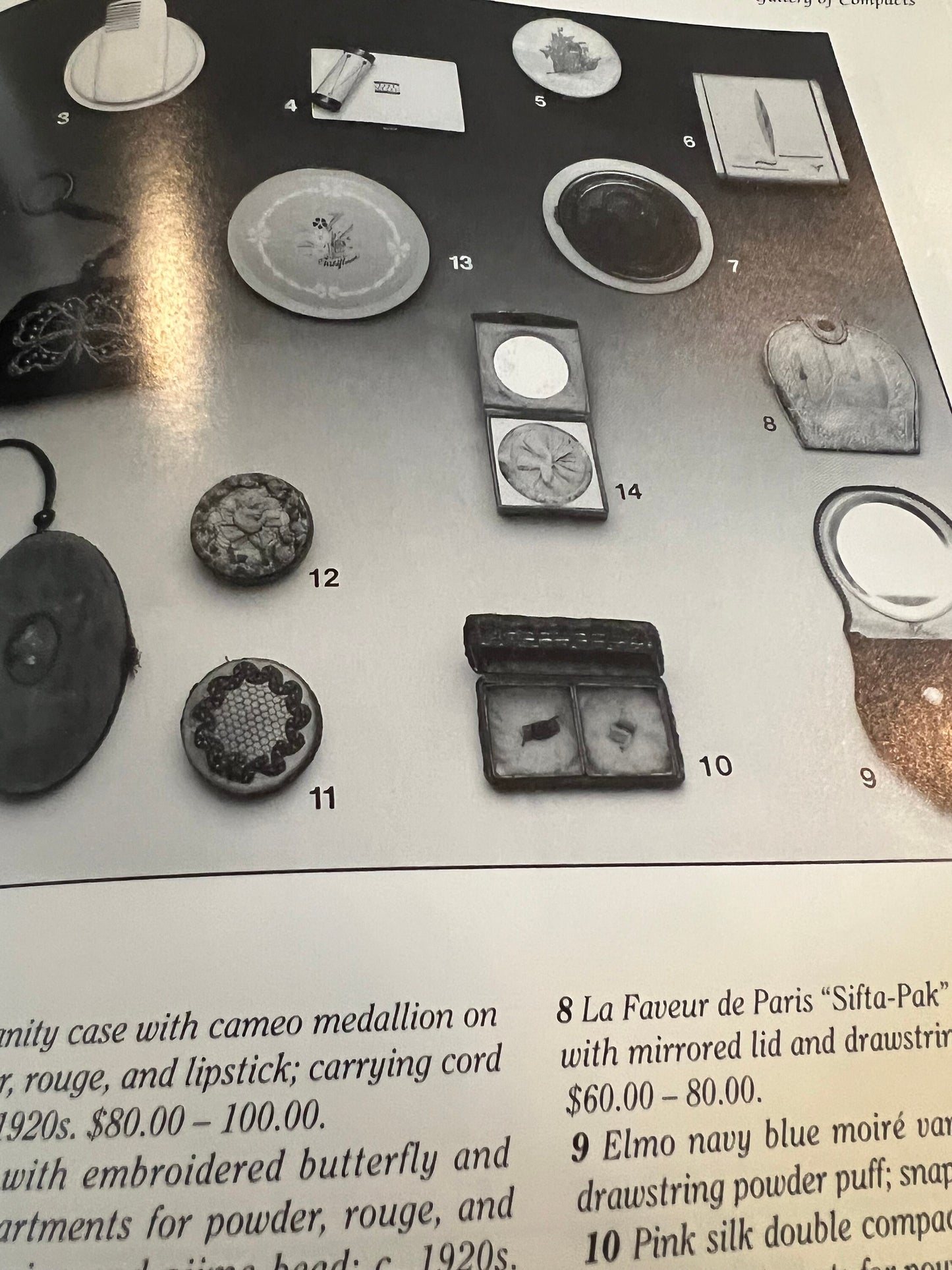 Vintage Ladies’ Compacts Identification & Value Guide Book, Ladies Compacts Book, by Roselyn Garson, Lover Antiques and Vintage