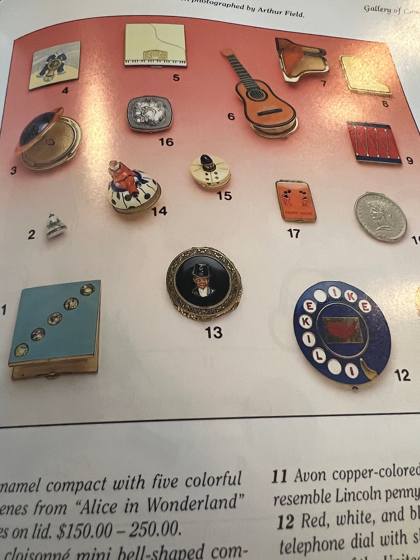 Vintage Ladies’ Compacts Identification & Value Guide Book, Ladies Compacts Book, by Roselyn Garson, Lover Antiques and Vintage