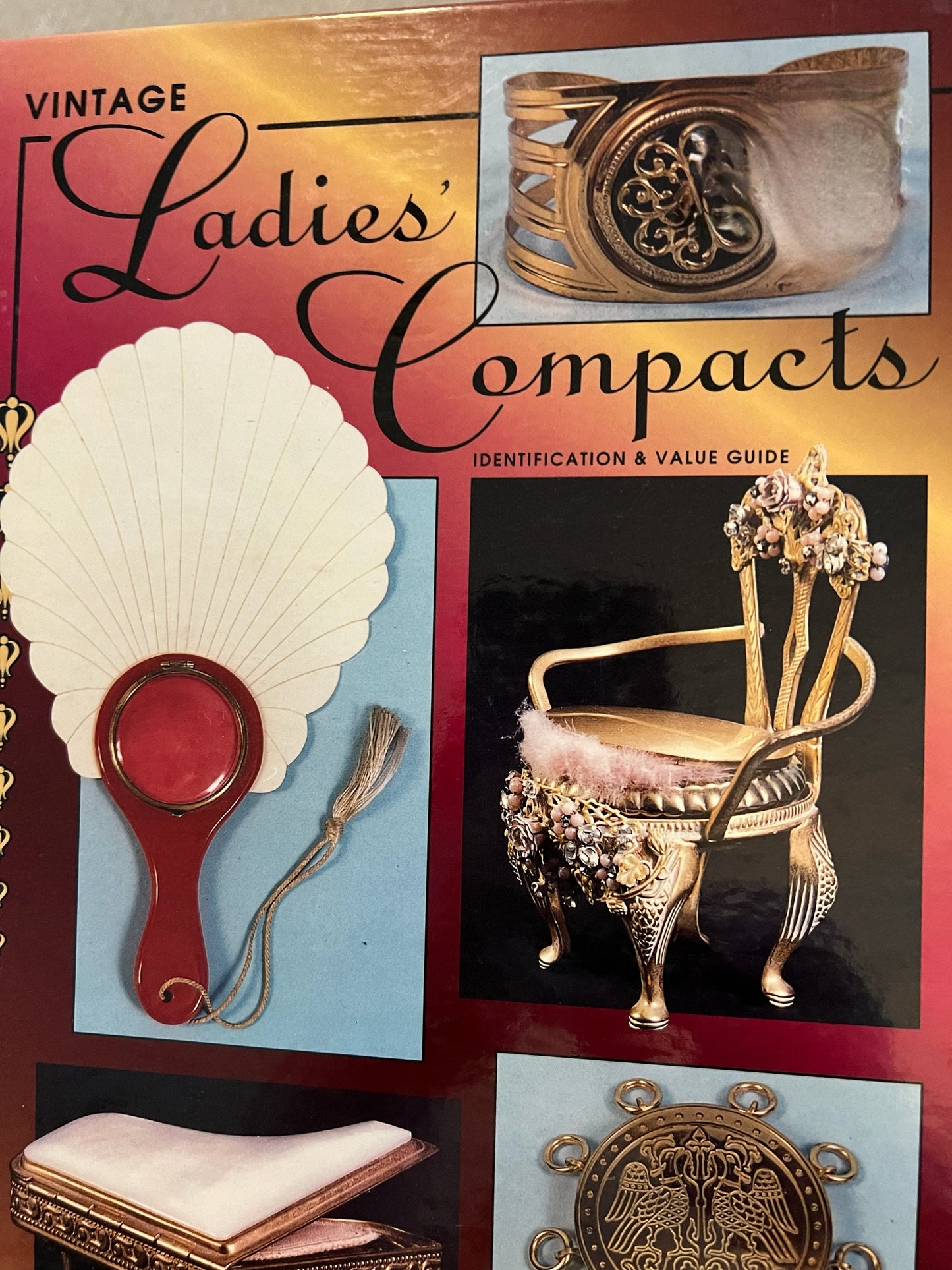 Vintage Ladies’ Compacts Identification & Value Guide Book, Ladies Compacts Book, by Roselyn Garson, Lover Antiques and Vintage