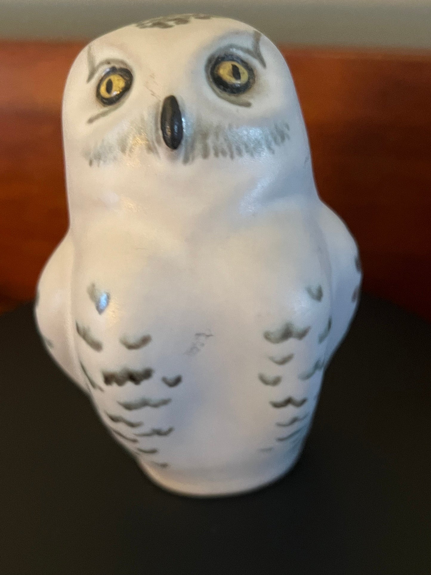 Vintage POD of Edgecomb Maine Pottery Snow Owl Figurine, Signed White Owl, Stoneware Pottery, Lover Antiques