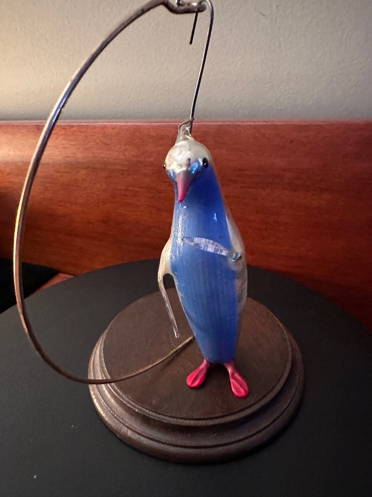 Vintage Penguin Ornament Made in Germany, Hand Blown Penguin, Mercury Ornaments, Lover Antiques and Vintage