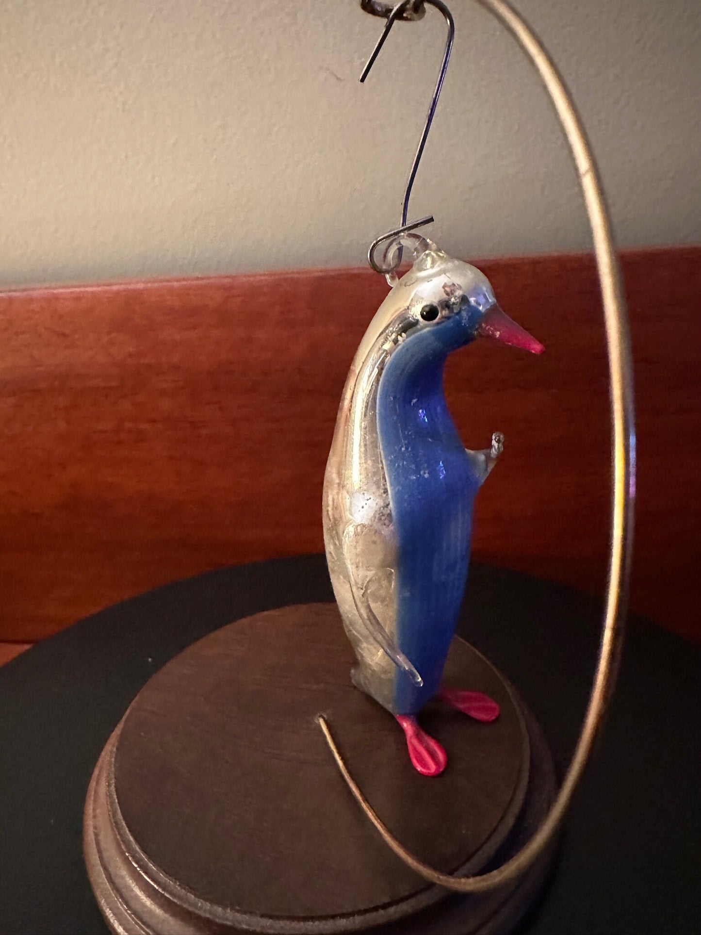Vintage Penguin Ornament Made in Germany, Hand Blown Penguin, Mercury Ornaments, Lover Antiques and Vintage