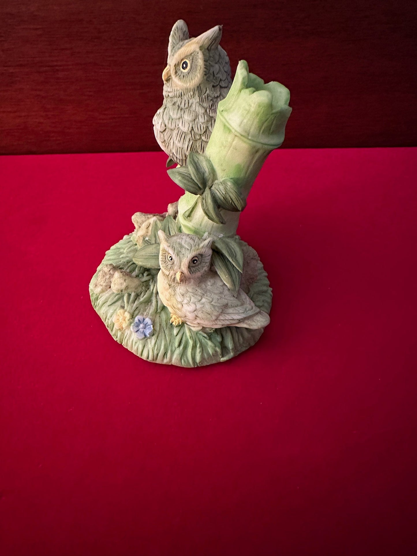 Vintage Porcelain Owl Figurine, Lover Antiques and Vintage