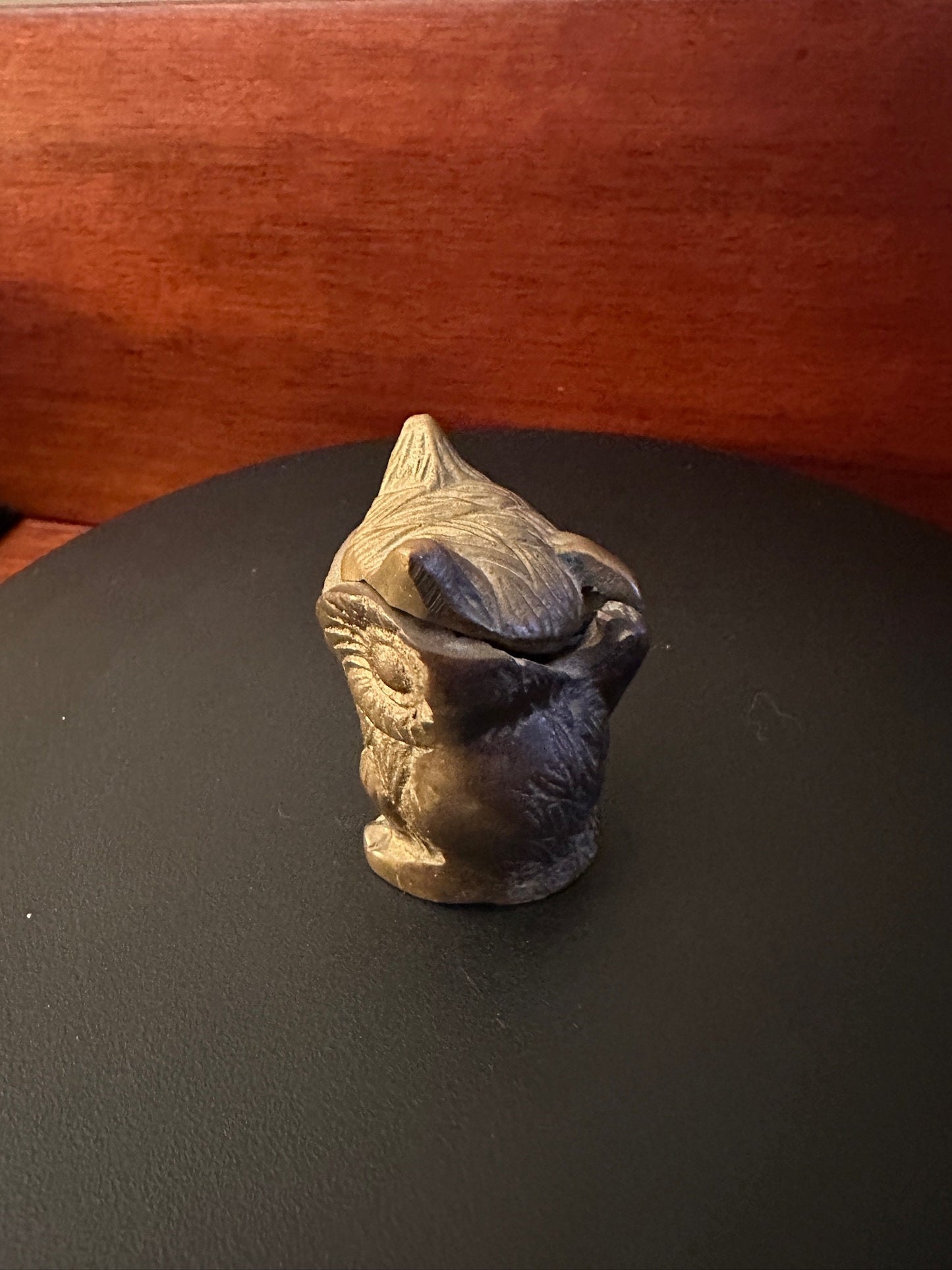 Vintage Brass Owl that Opens Up, Brass Owl Box, Lover Antiques and Vintage