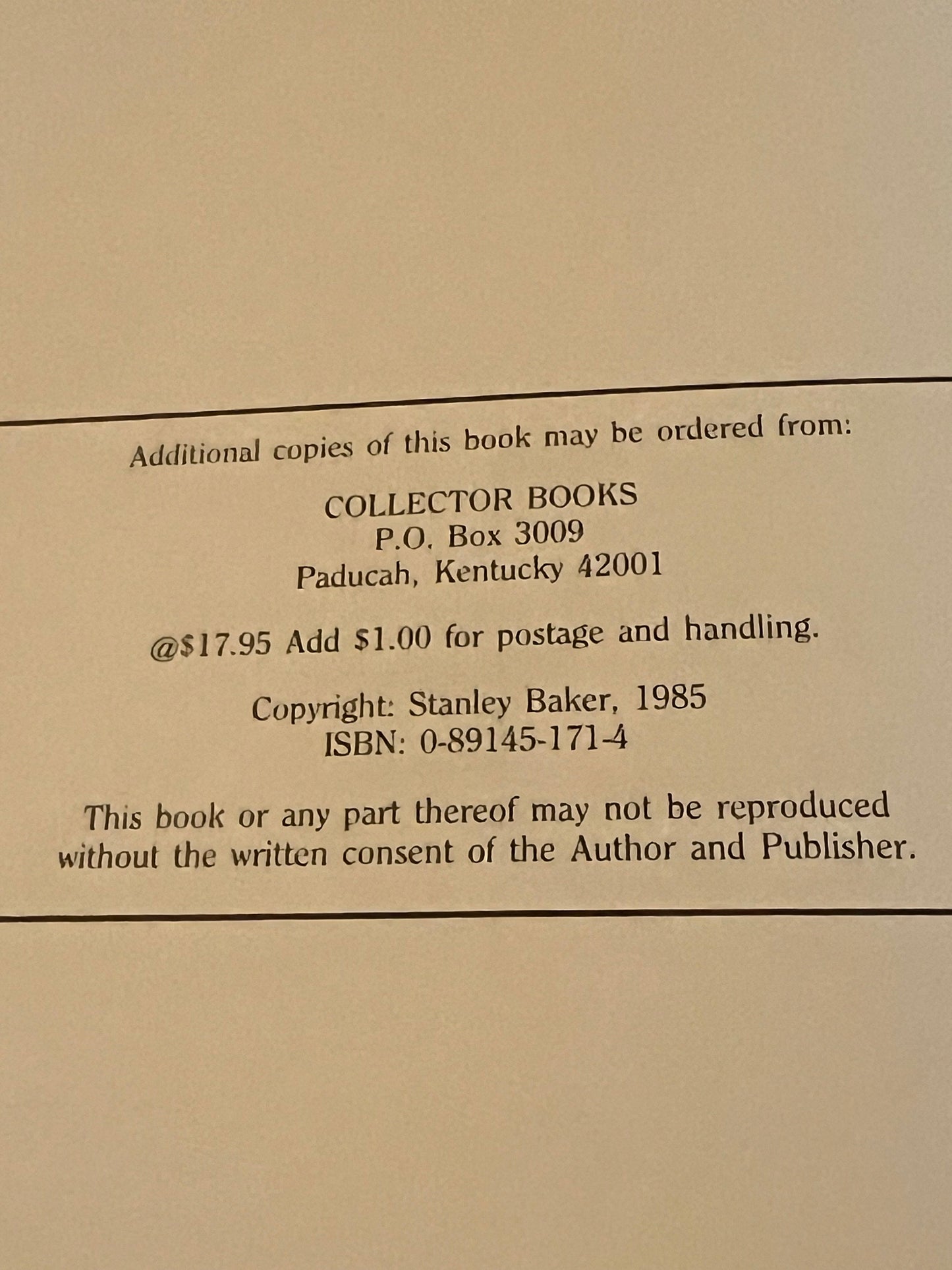 Vintage Railroad Collectibles Book, An Illustrated Value Guide, Railroad Collectible Guide Book, Stanley L. Baker, Lover Antiques