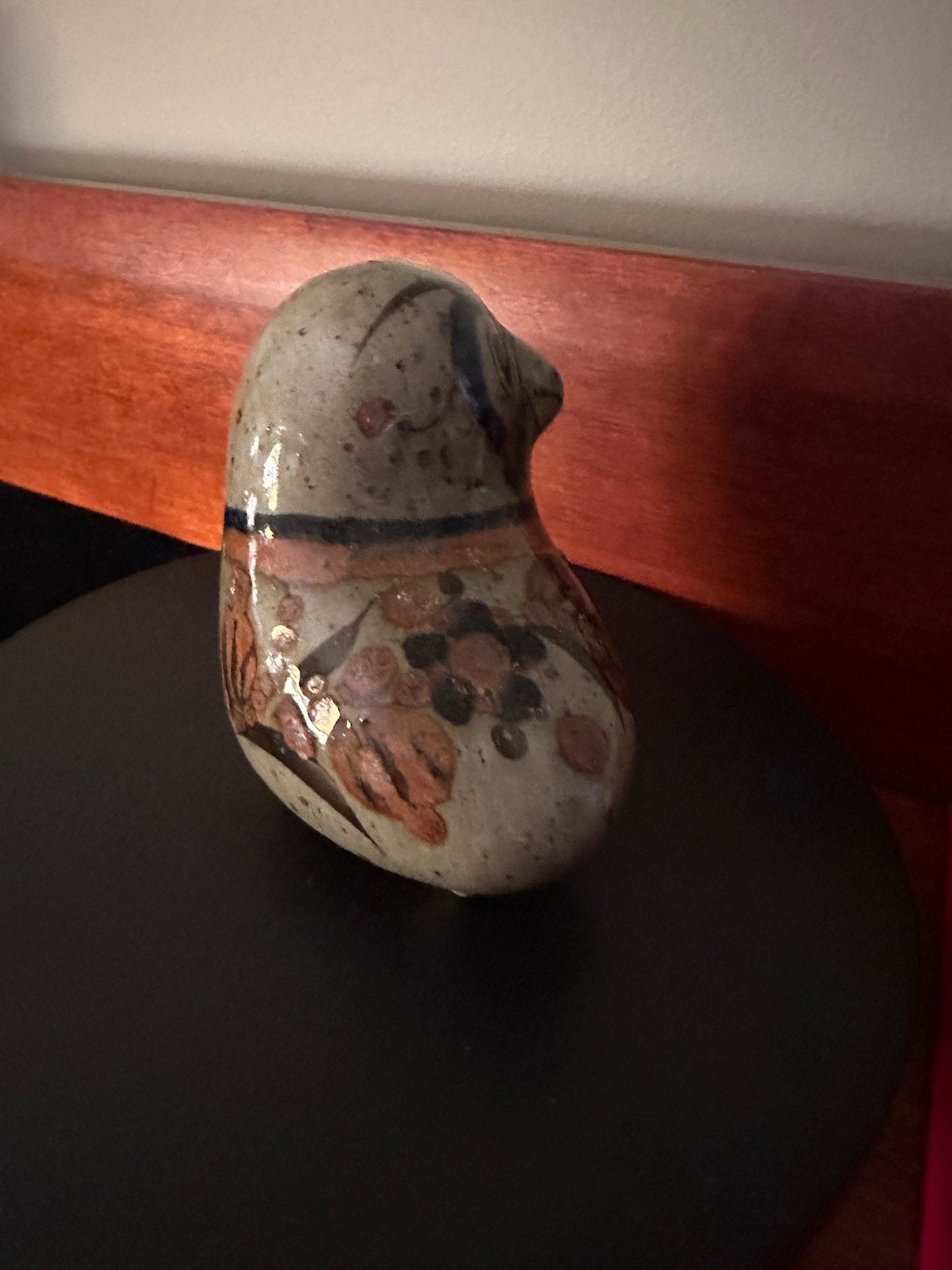 Vintage Tonala Mexican Pottery Owl, signed CAT, Ken Edwards Pottery, Owl Art, Mid-Century Modern Pottery, Bird Lover Antiques and Vintage