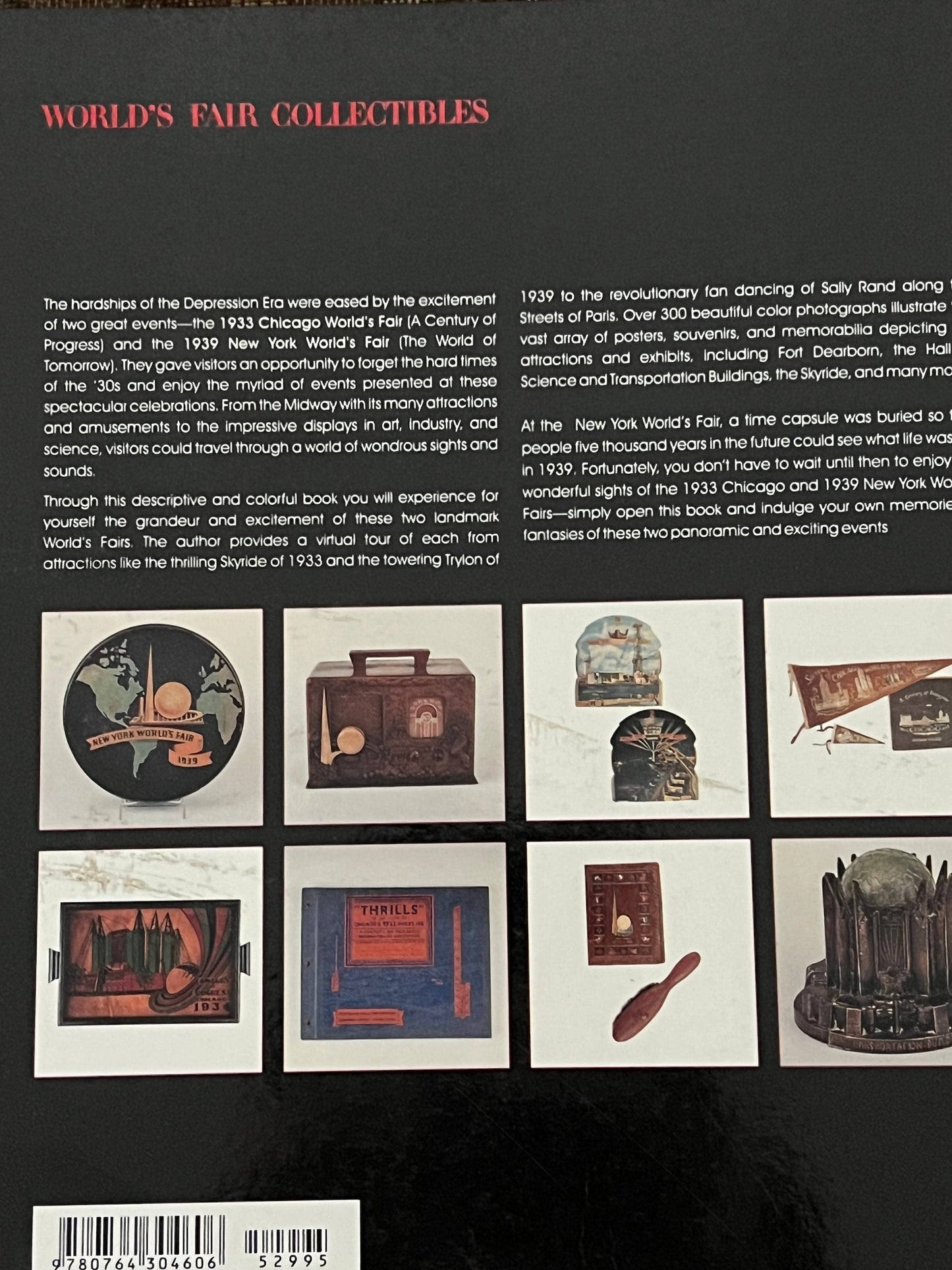 World’s Fair Collectibles with Price Guide Book, by Howard M. Rossen, Lover Antiques and Vintage