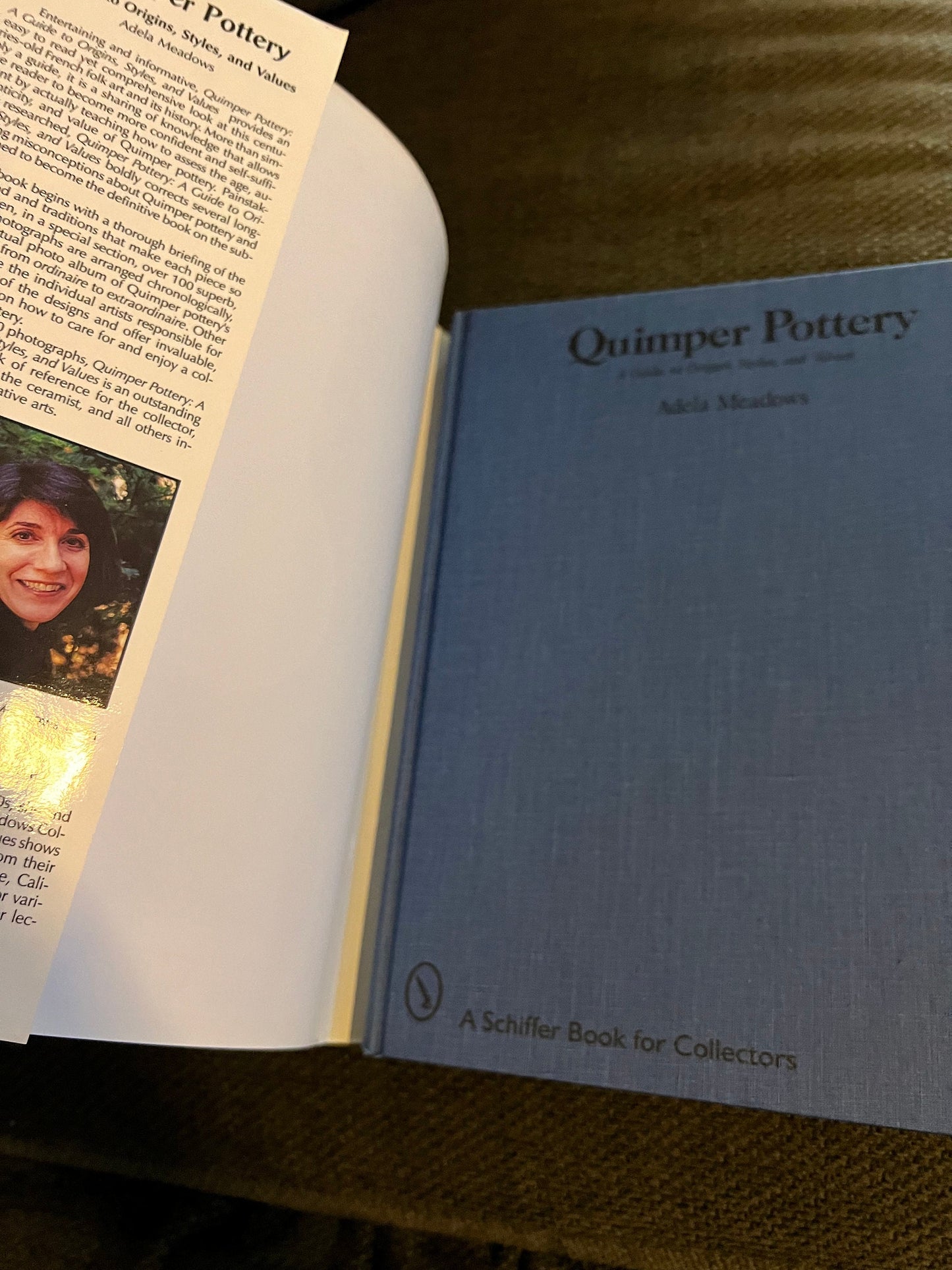 Quimper Pottery A Guide to Origins, Styles, and Values Book, by Adela Meadows, Pottery Book, Lover Antiques and Vintage