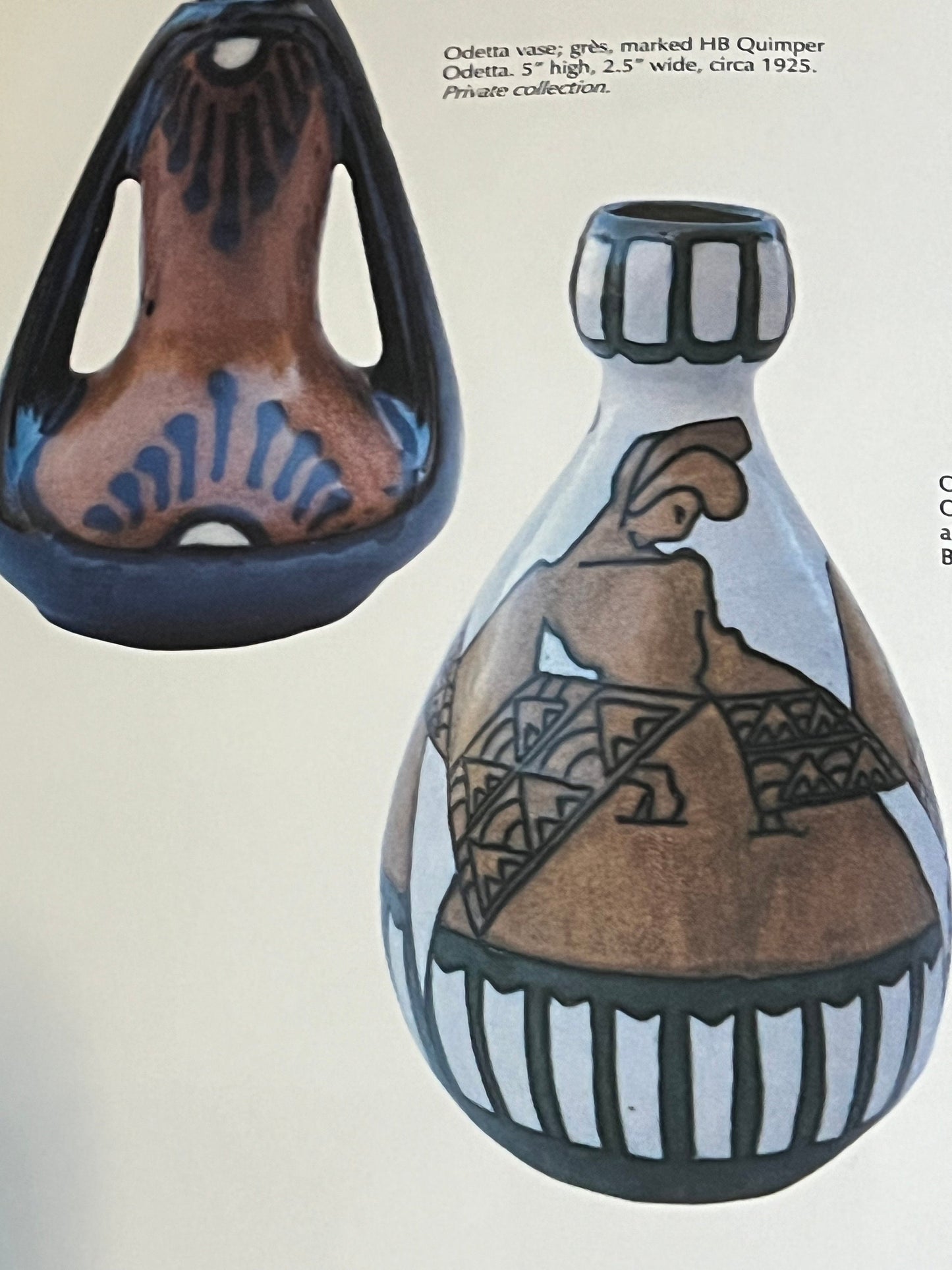 Quimper Pottery A Guide to Origins, Styles, and Values Book, by Adela Meadows, Pottery Book, Lover Antiques and Vintage