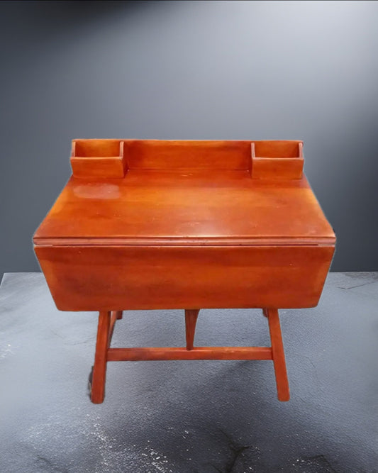 Cushman Colonial Creations Rudder Desk No. 4-112, Rustic Vanity, Vintage Furniture Home Decor, Cushman Butterfly Table, Lover Antiques