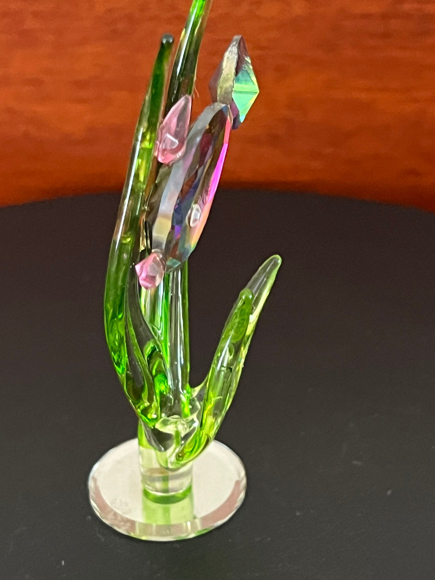 Vintage Underwater Sea Crystal Figurine, Sea Grass with Fish, Sea Figure, Fish Figurine, Lover Antiques and Vintage