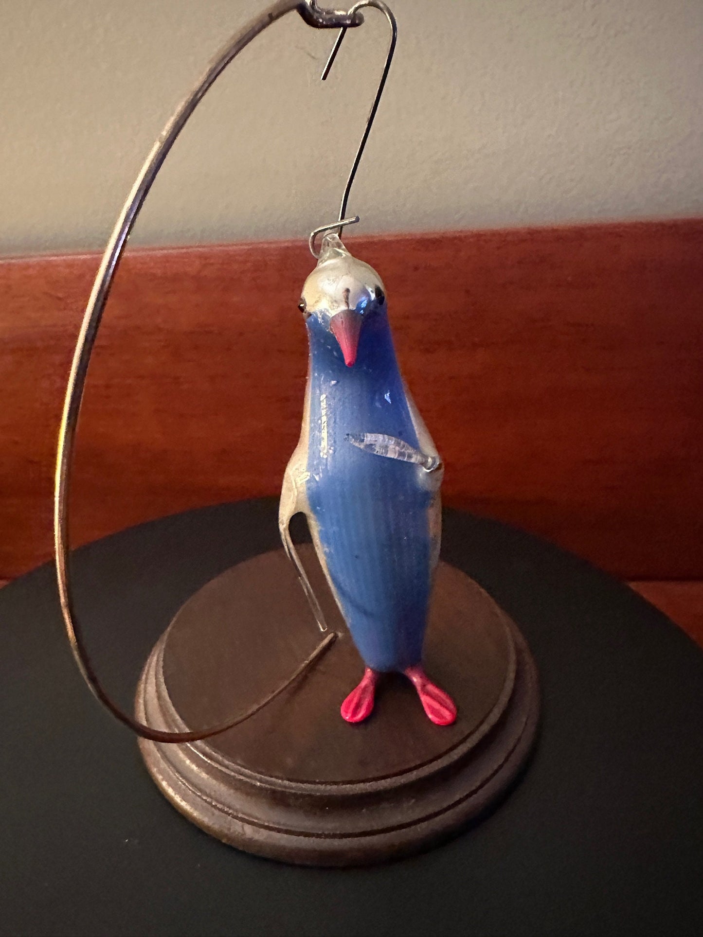 Vintage Penguin Ornament Made in Germany, Hand Blown Penguin, Mercury Ornaments, Lover Antiques and Vintage