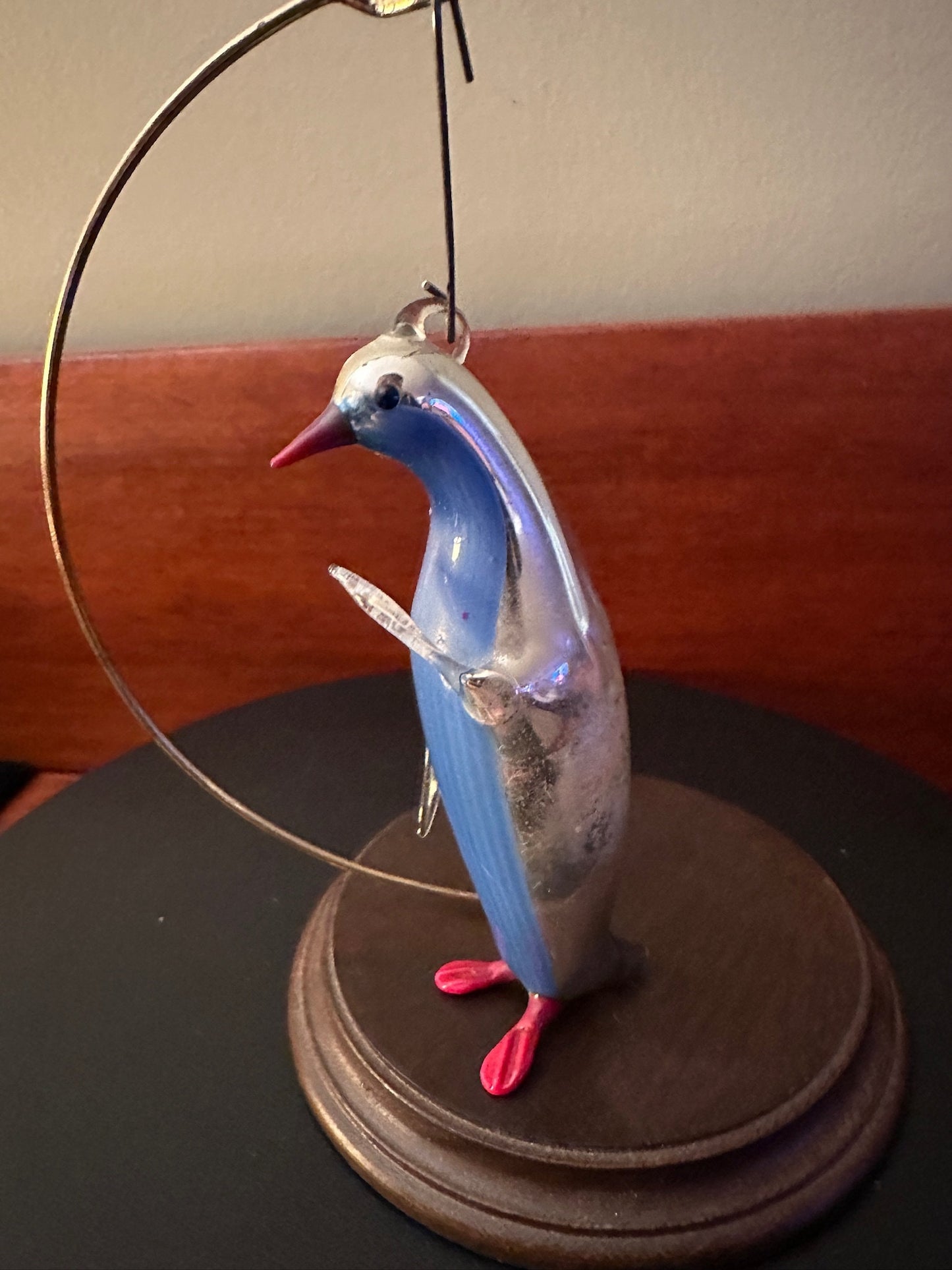 Vintage Penguin Ornament Made in Germany, Hand Blown Penguin, Mercury Ornaments, Lover Antiques and Vintage
