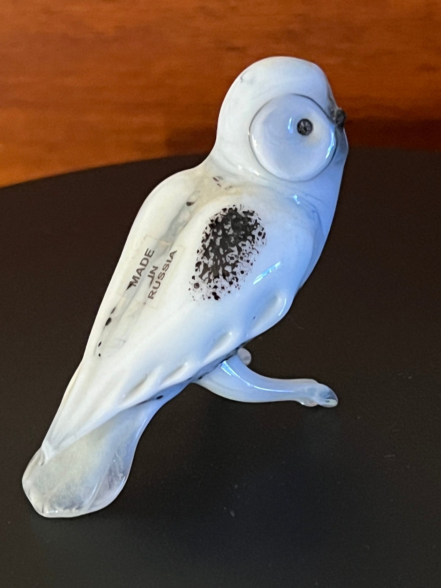 Vintage Snow Owl Figurine, Made in Russia Owl Figure, Russian White Owl Statue, Lover Antiques and Vintage