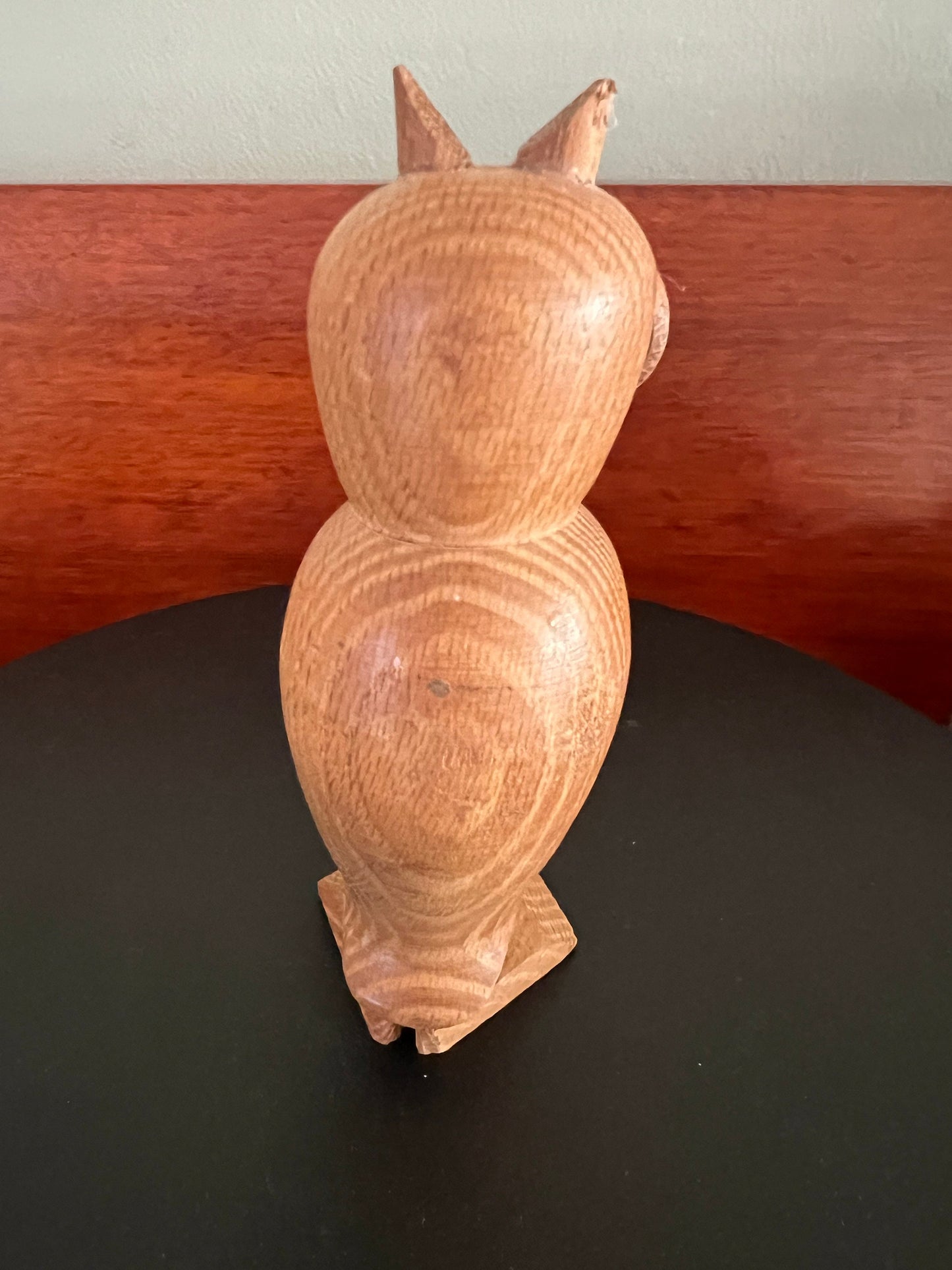 Vintage Wooden Owl Figurine, Made in German Wooden Owl, Germany Smoker Owl, Lover Antiques and Vintage