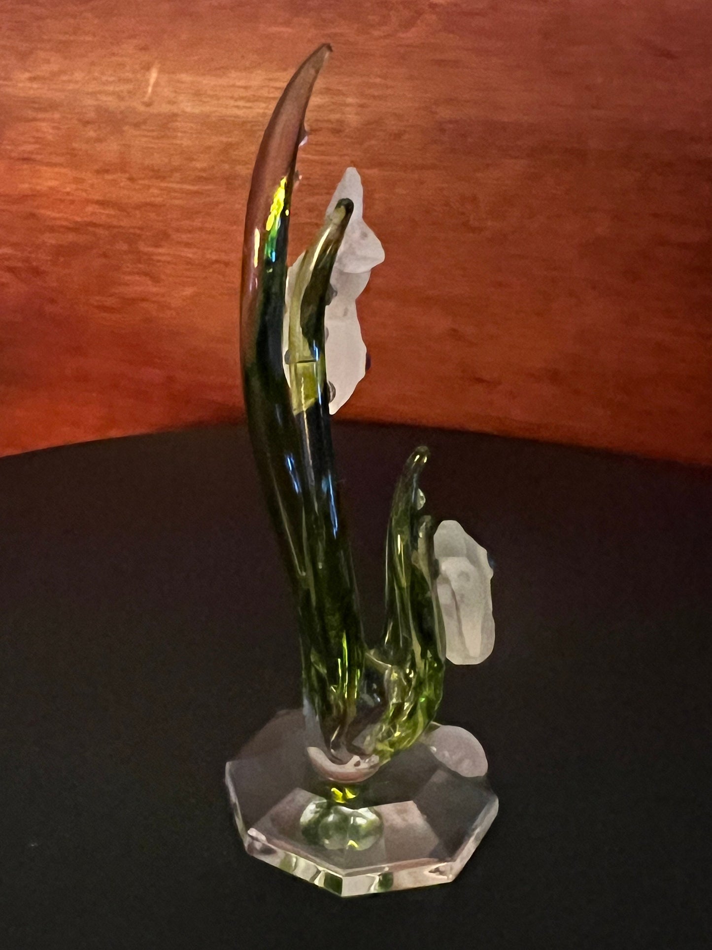 Vintage Underwater Sea Crystal Figurine, Sea Grass with Fish, Sea Figure, Fish Figurine, Lover Antiques and Vintage