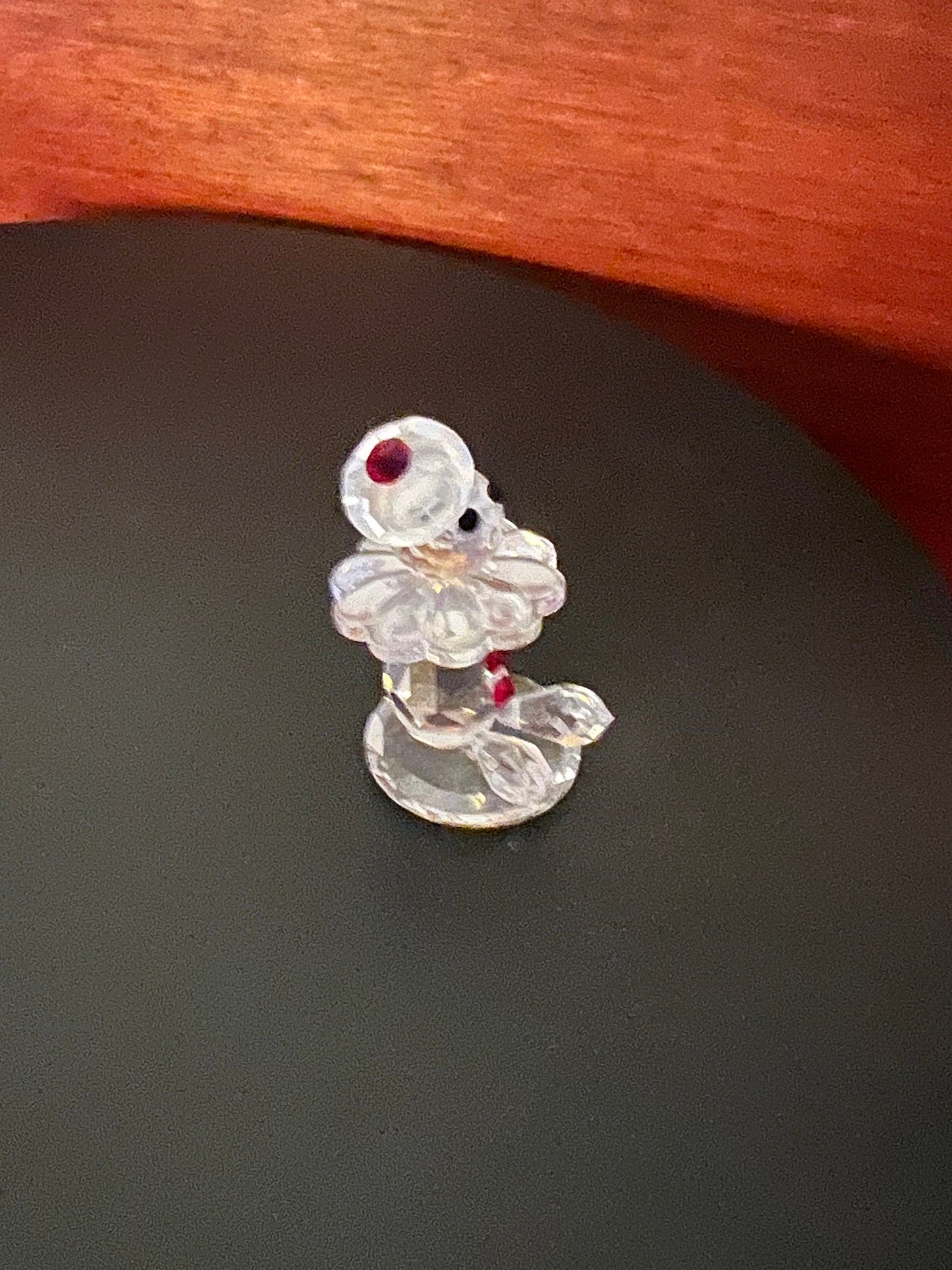 Vintage Clown Crystal Figurine, Cute Glass Clown Figure, Clown Collectibles, Lover Antiques and Vintage
