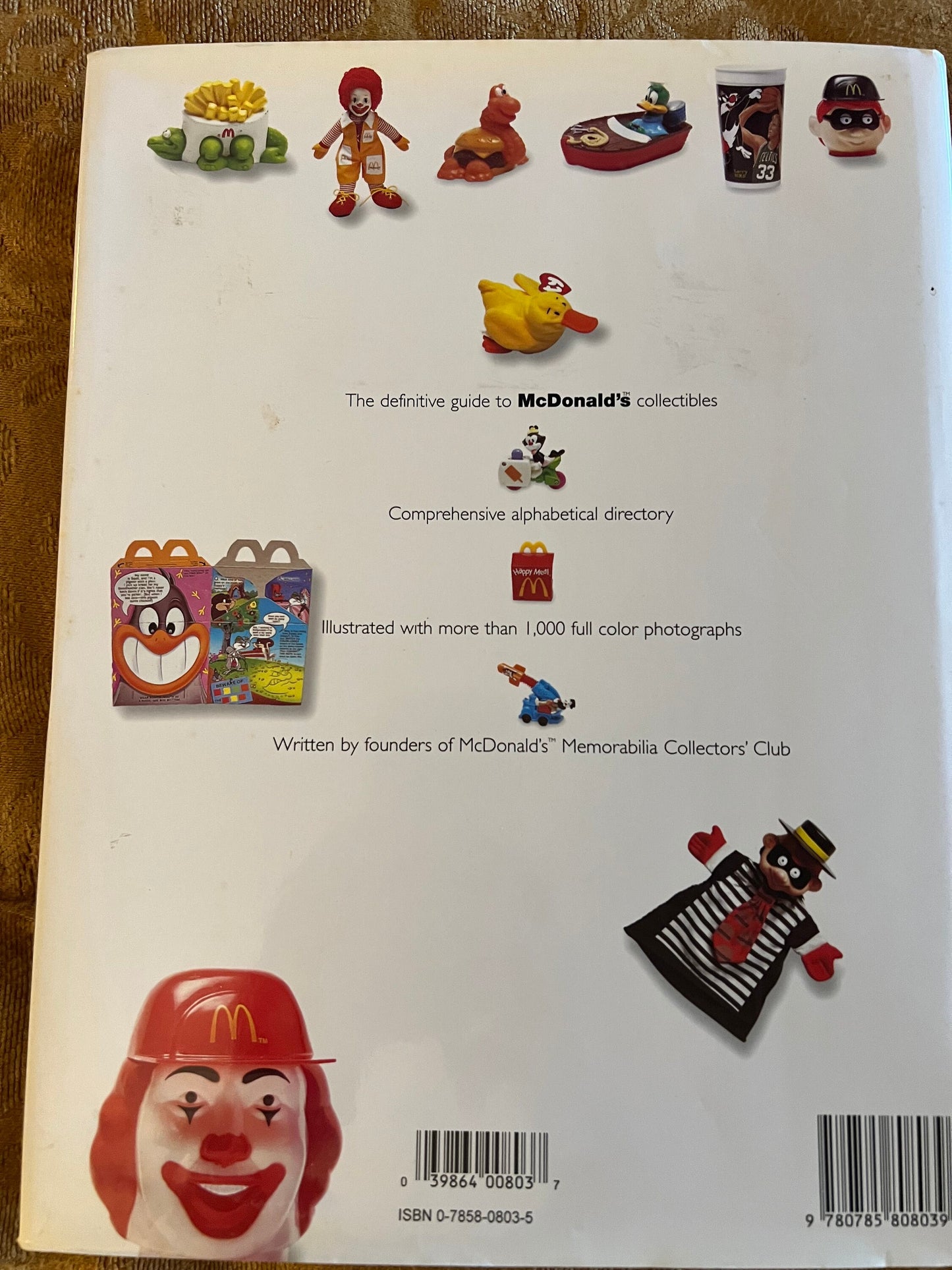 Vintage McDonald’s Collectibles Book, The Definitive Guide, by Ray and Ruby Richardson, Lover Antiques and Vintage