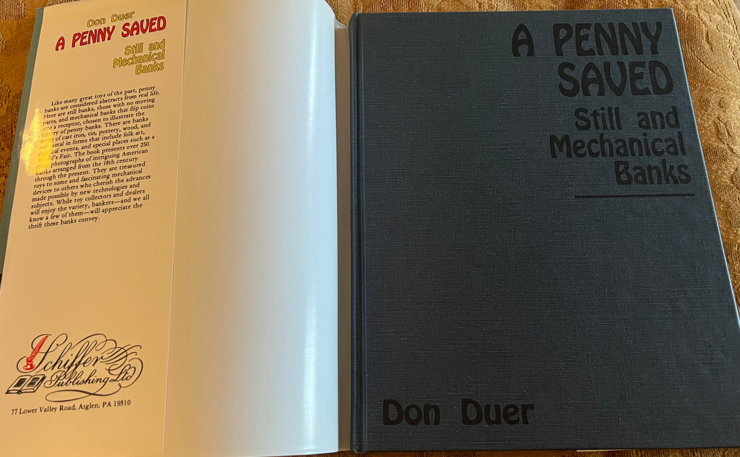 A Penny Saved Still and Mechanical Banks Book, Vintage Banks Guide Book, Lover Antiques and Vintage