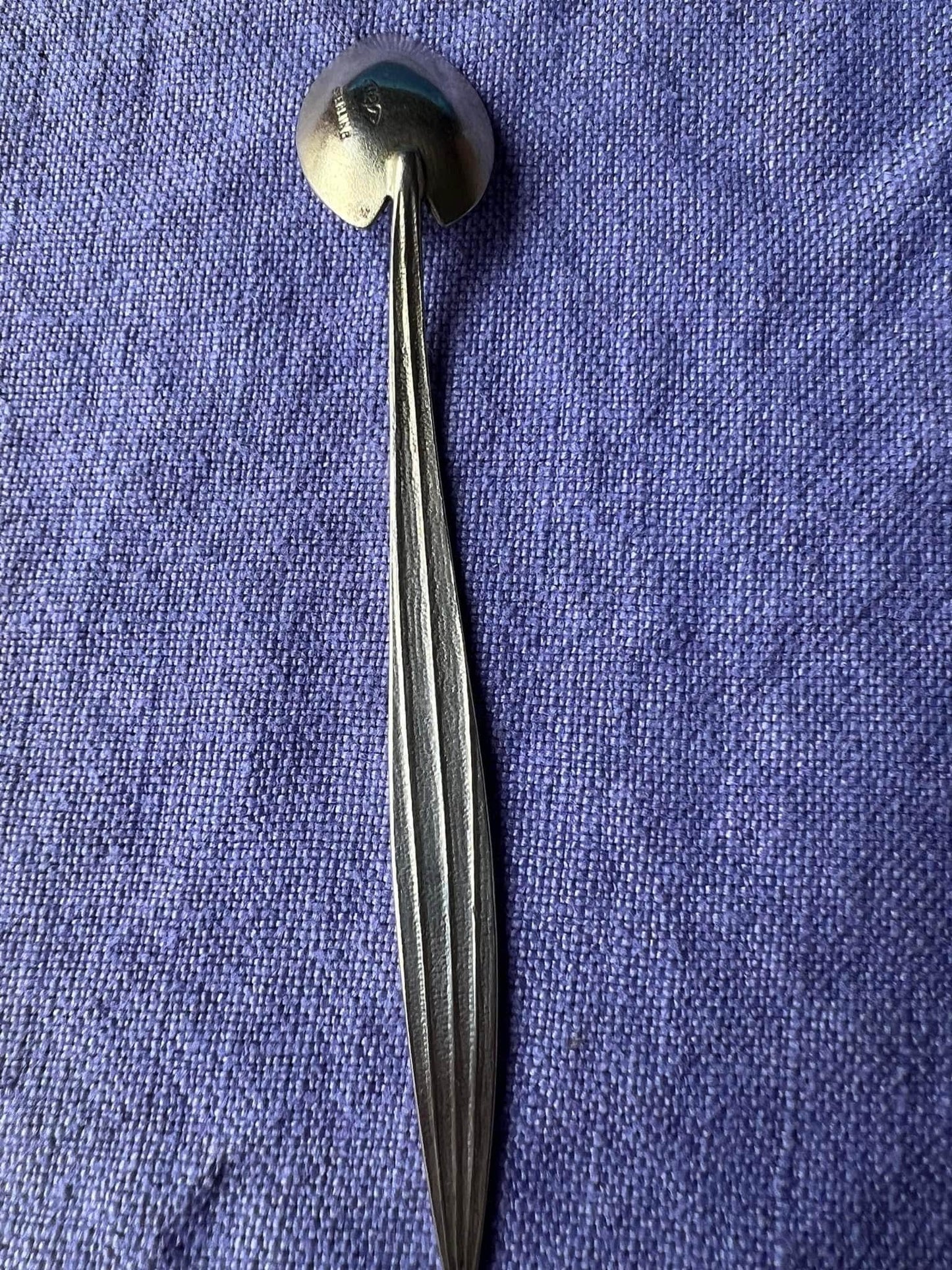 Rare Shiebler Sterling Silver Aesthetic Demitasse Spoon, Grass Pattern Spoon, Antique Silver Spoon, Circa 1880, Lover Antiques and Vintage
