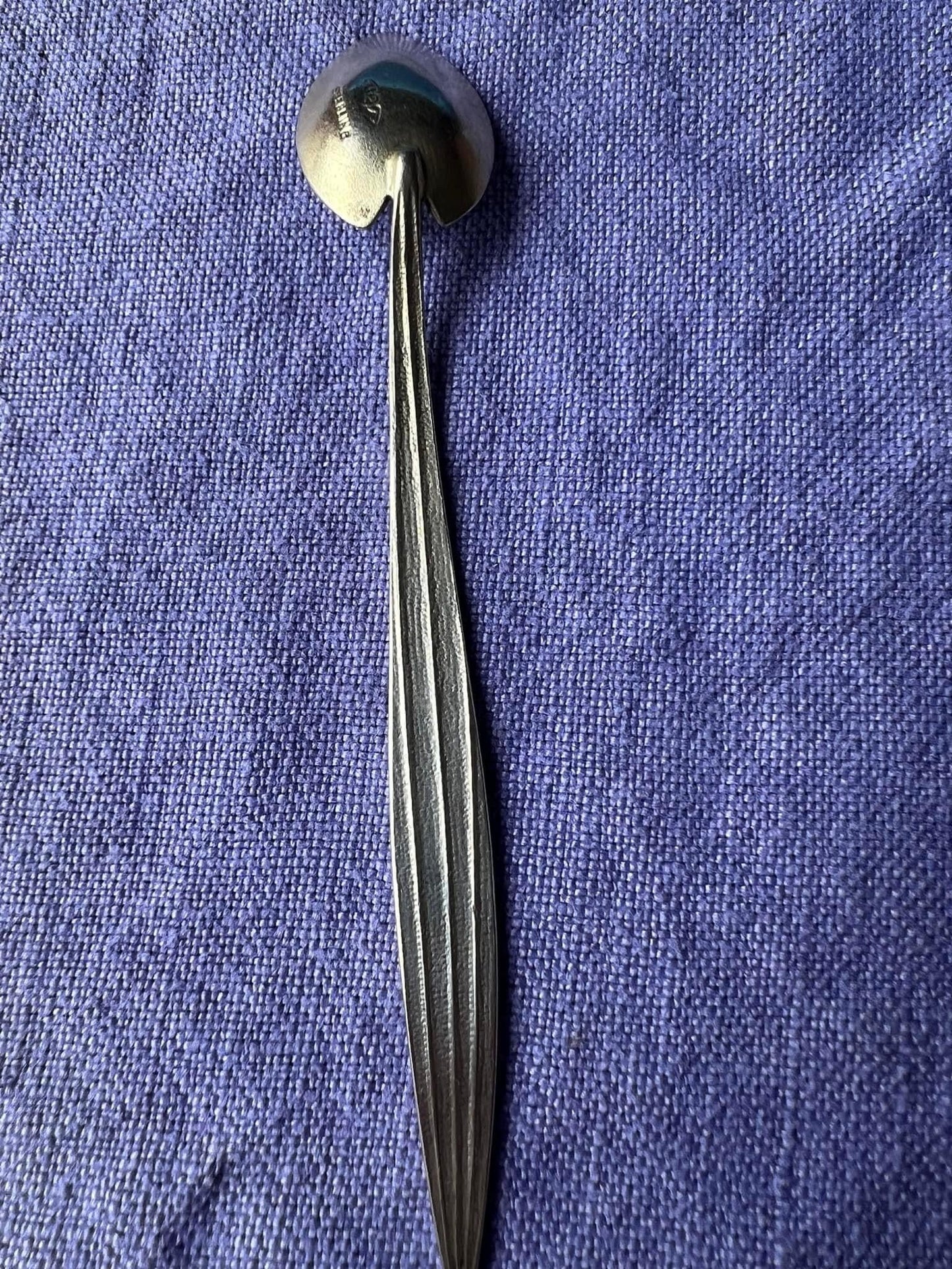 Rare Shiebler Sterling Silver Aesthetic Demitasse Spoon, Grass Pattern Spoon, Antique Silver Spoon, Circa 1880, Lover Antiques and Vintage