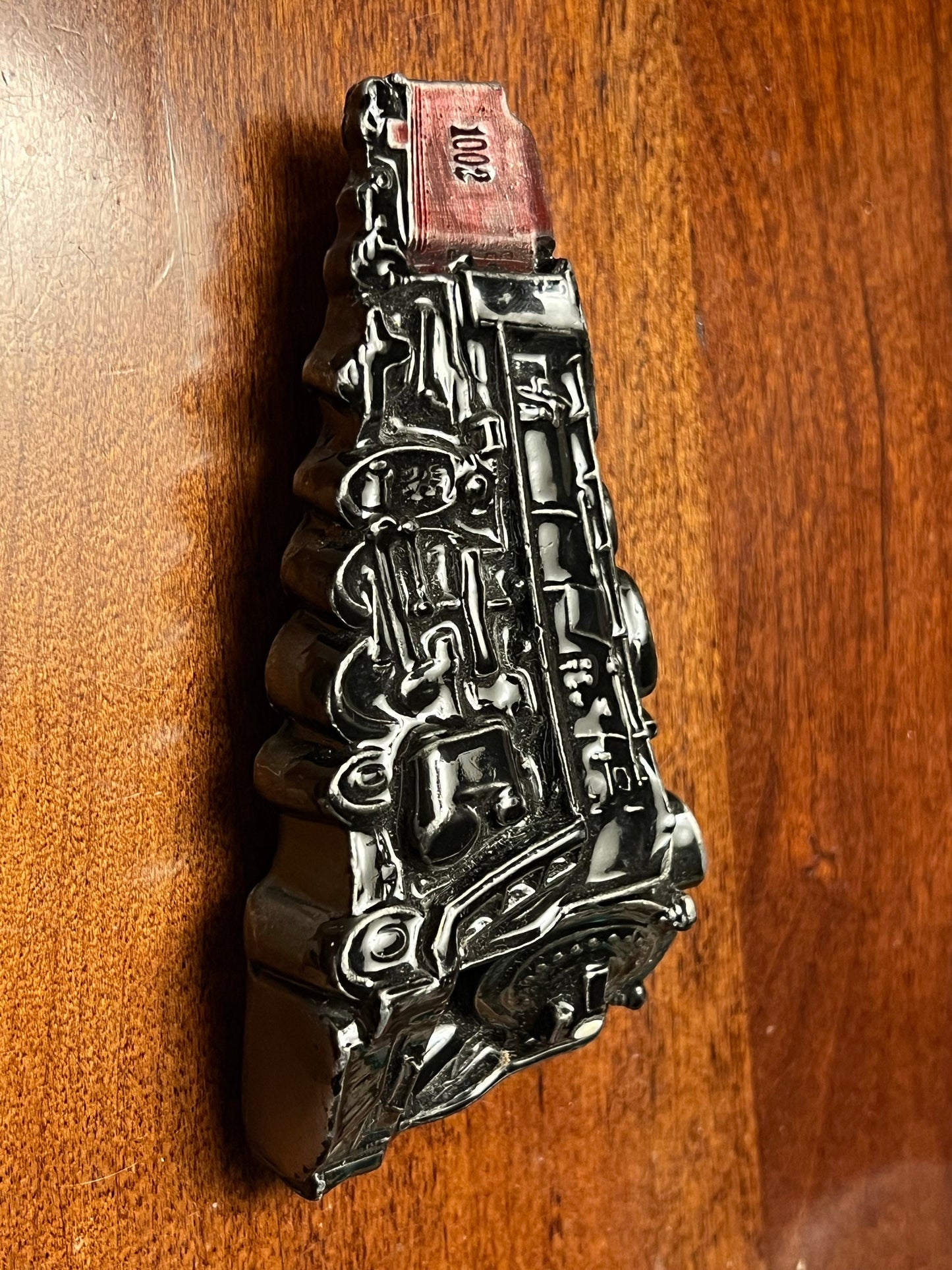 Vintage Locomotive Train Belt Buckle by Bergamot Brass Works, K-39, Train Engine Belt Buckle, Lover Antiques and Vintage