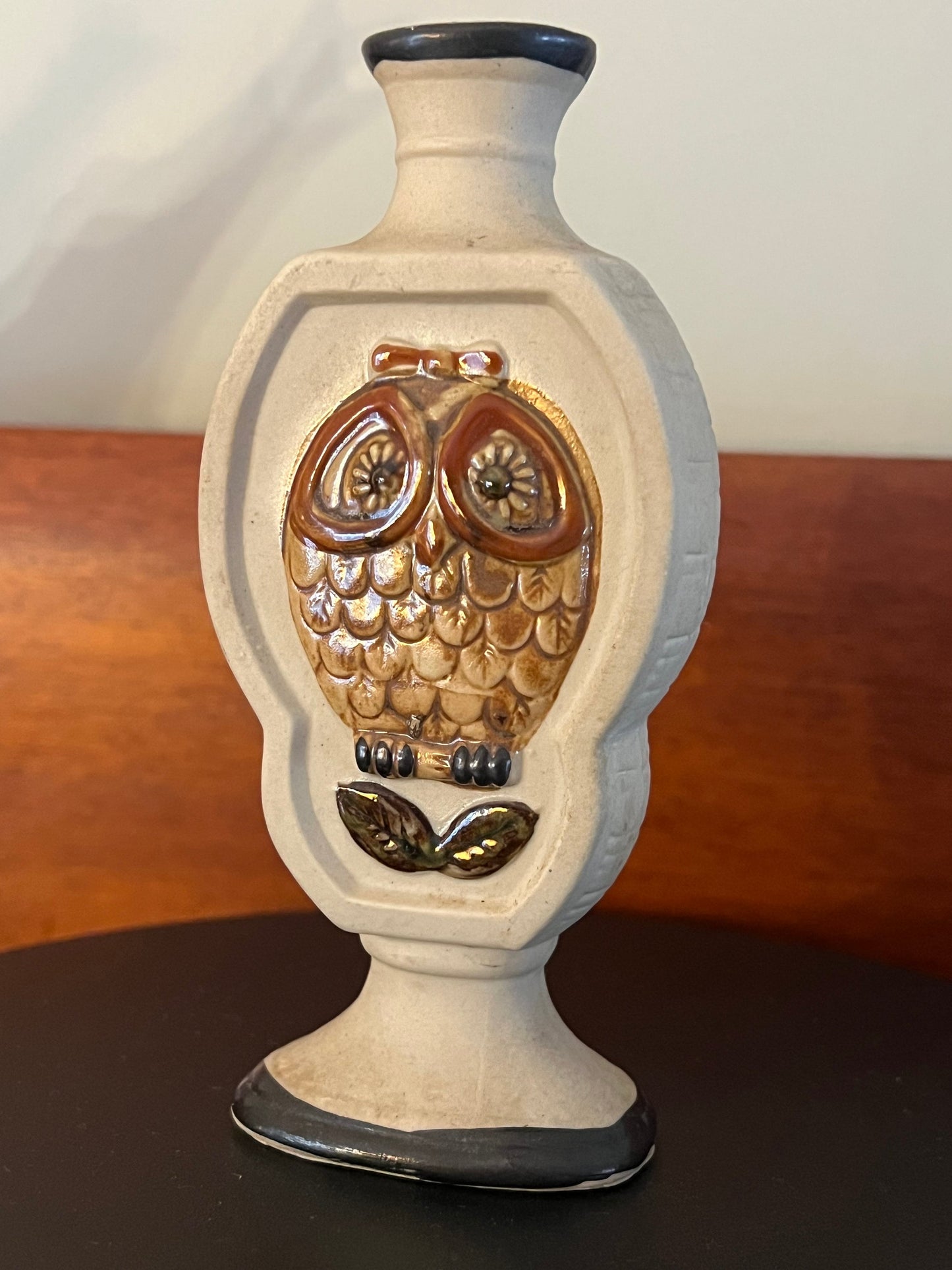 Vintage Owl Pottery Vase Made in Japan, Japanese Figurine, Lover Antiques and Vintage