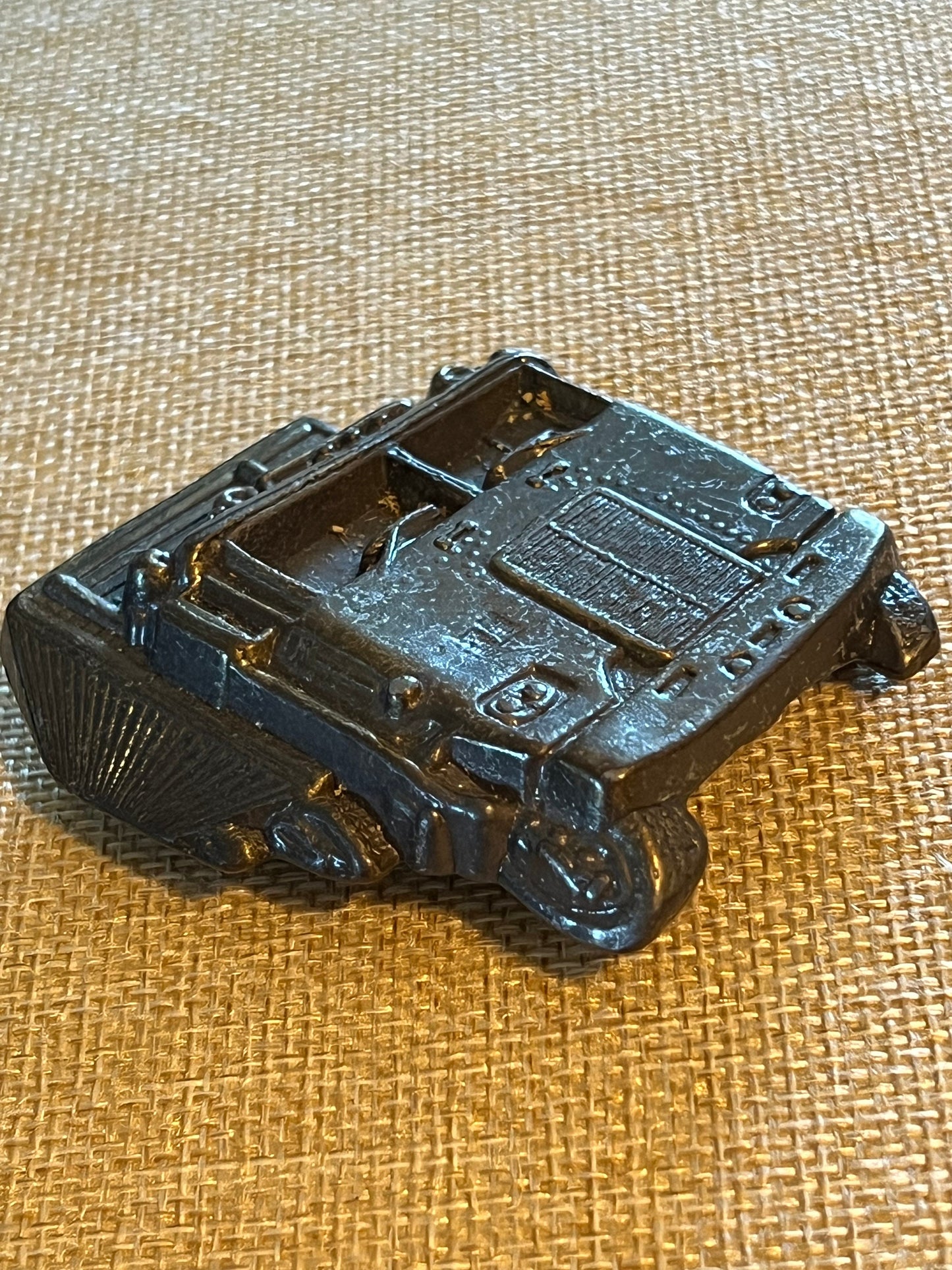 Vintage Semi Truck Belt Buckle, 816 Pewter Railroad Buckle, by Great American Belt Buckle Co, Chicago, IL, Made in USA, Lover Antiques