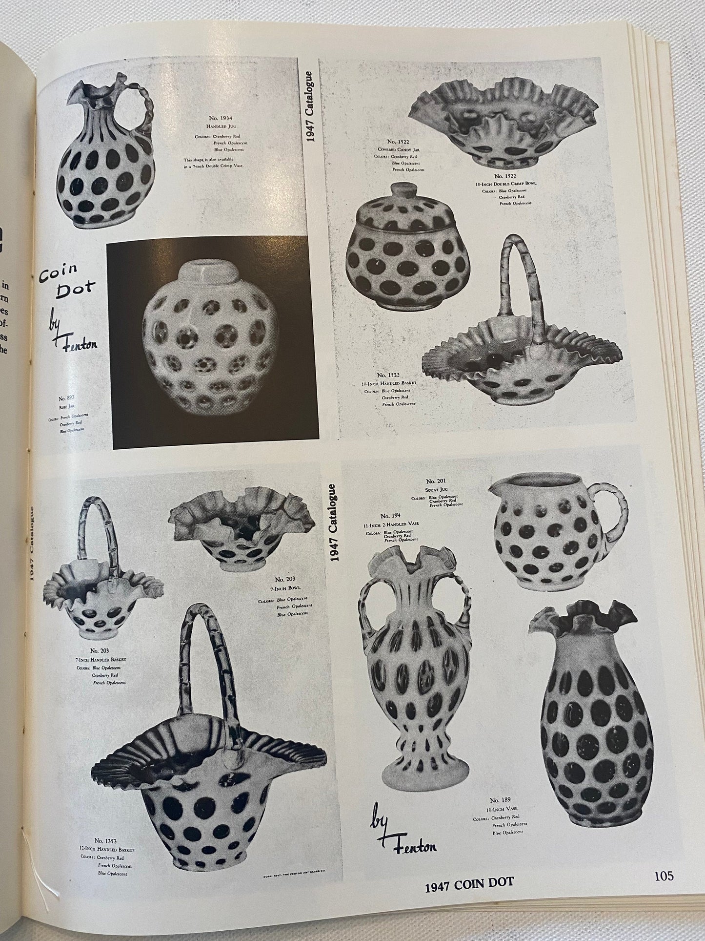 Vintage Fenton Glass The Second Twenty Five Years by William Heacock Book for Collectors, Fenton Glass, Lover Antiques and Vintage
