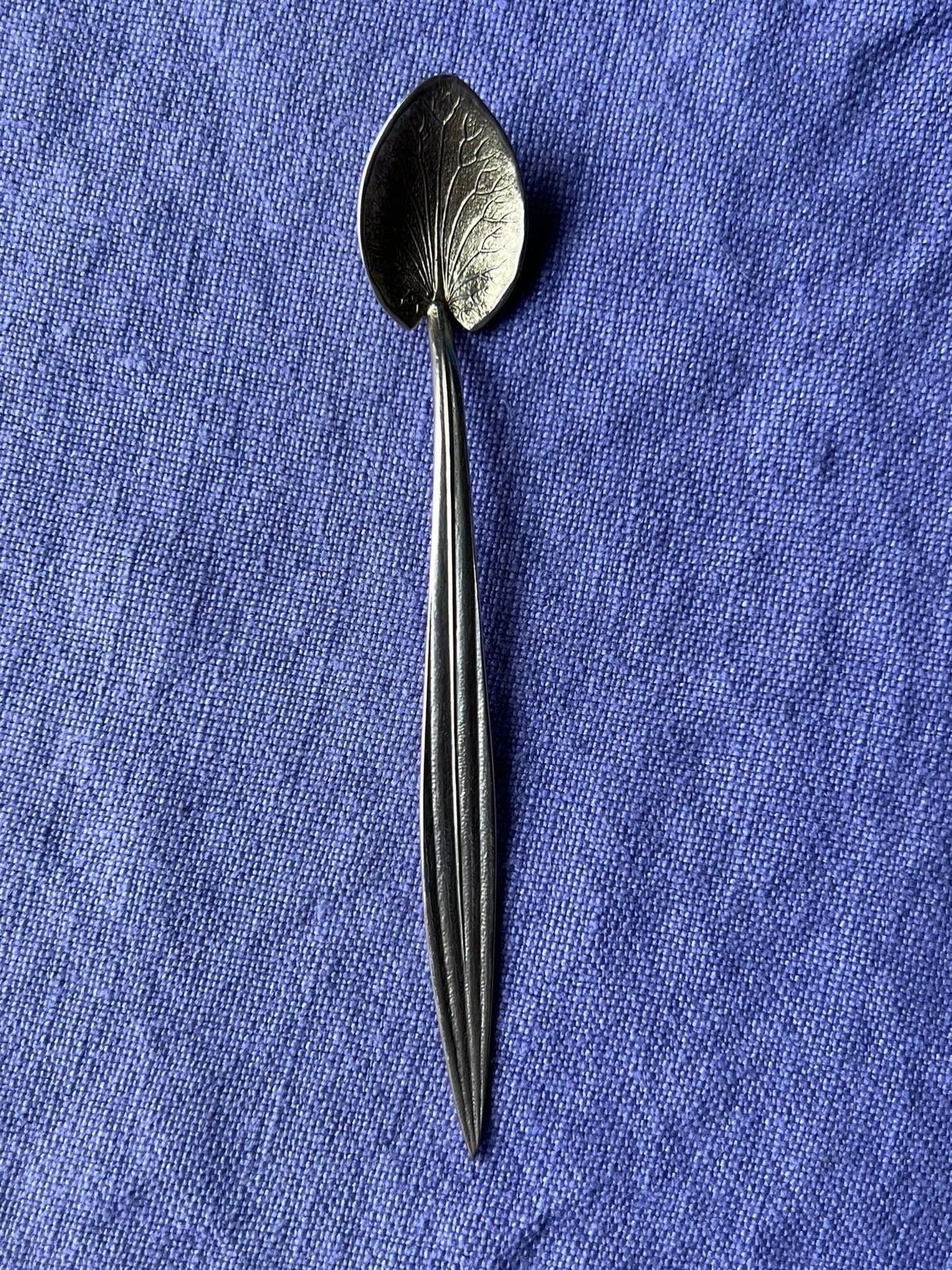 Rare Shiebler Sterling Silver Aesthetic Demitasse Spoon, Grass Pattern Spoon, Antique Silver Spoon, Circa 1880, Lover Antiques and Vintage