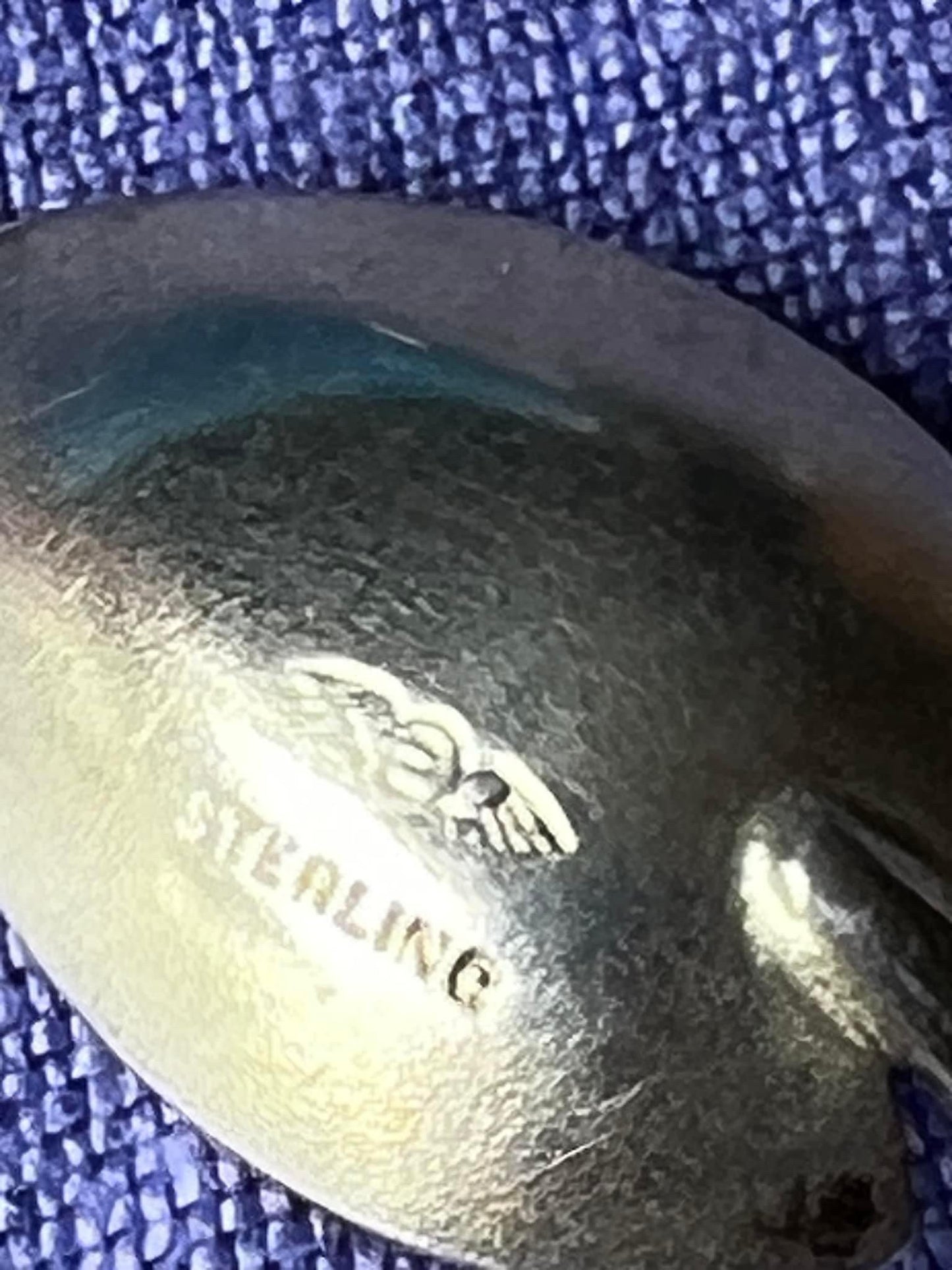 Rare Shiebler Sterling Silver Aesthetic Demitasse Spoon, Grass Pattern Spoon, Antique Silver Spoon, Circa 1880, Lover Antiques and Vintage