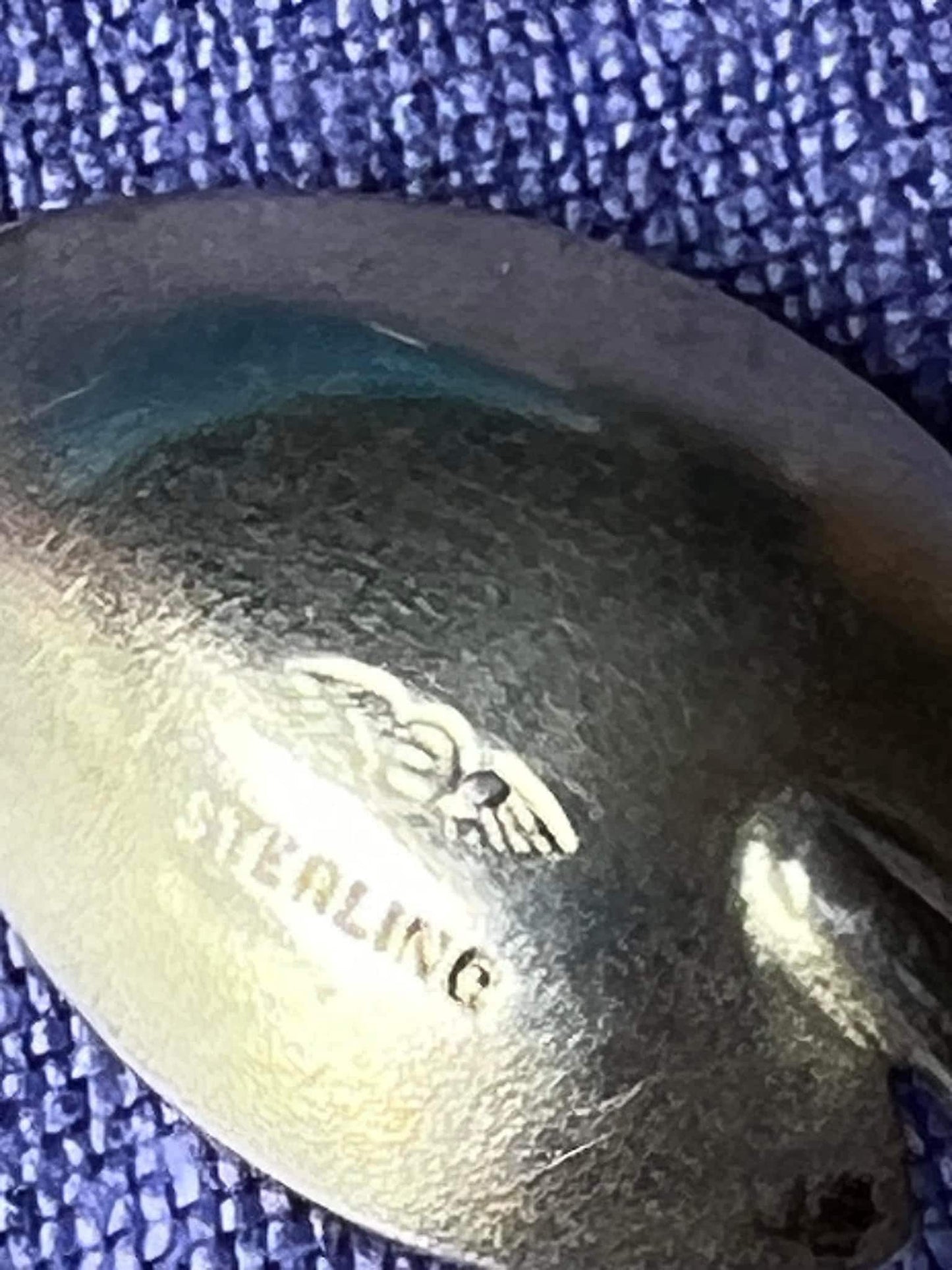 Rare Shiebler Sterling Silver Aesthetic Demitasse Spoon, Grass Pattern Spoon, Antique Silver Spoon, Circa 1880, Lover Antiques and Vintage