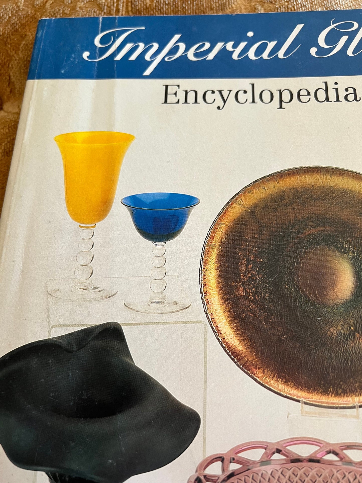 Imperial Glass Encyclopedia Volme I Book, by James Measell, Glass Art Book, Carnival Glass Guide, Lover Antiques