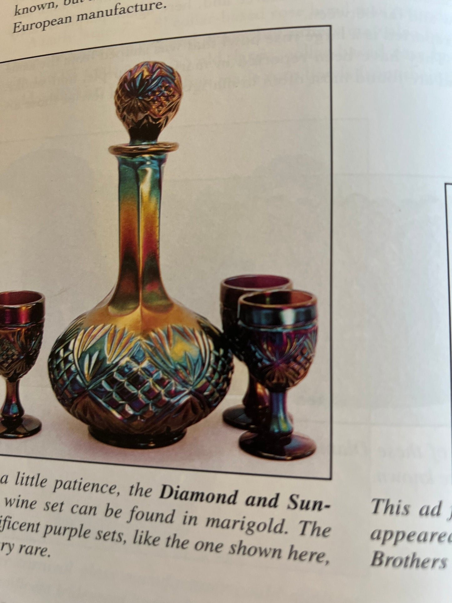 Imperial Carnival Glass Identification and Value Guide, by Carl O. Burns, Glass Art Book, Carnival Glass Guide, Lover Antiques and Vintage