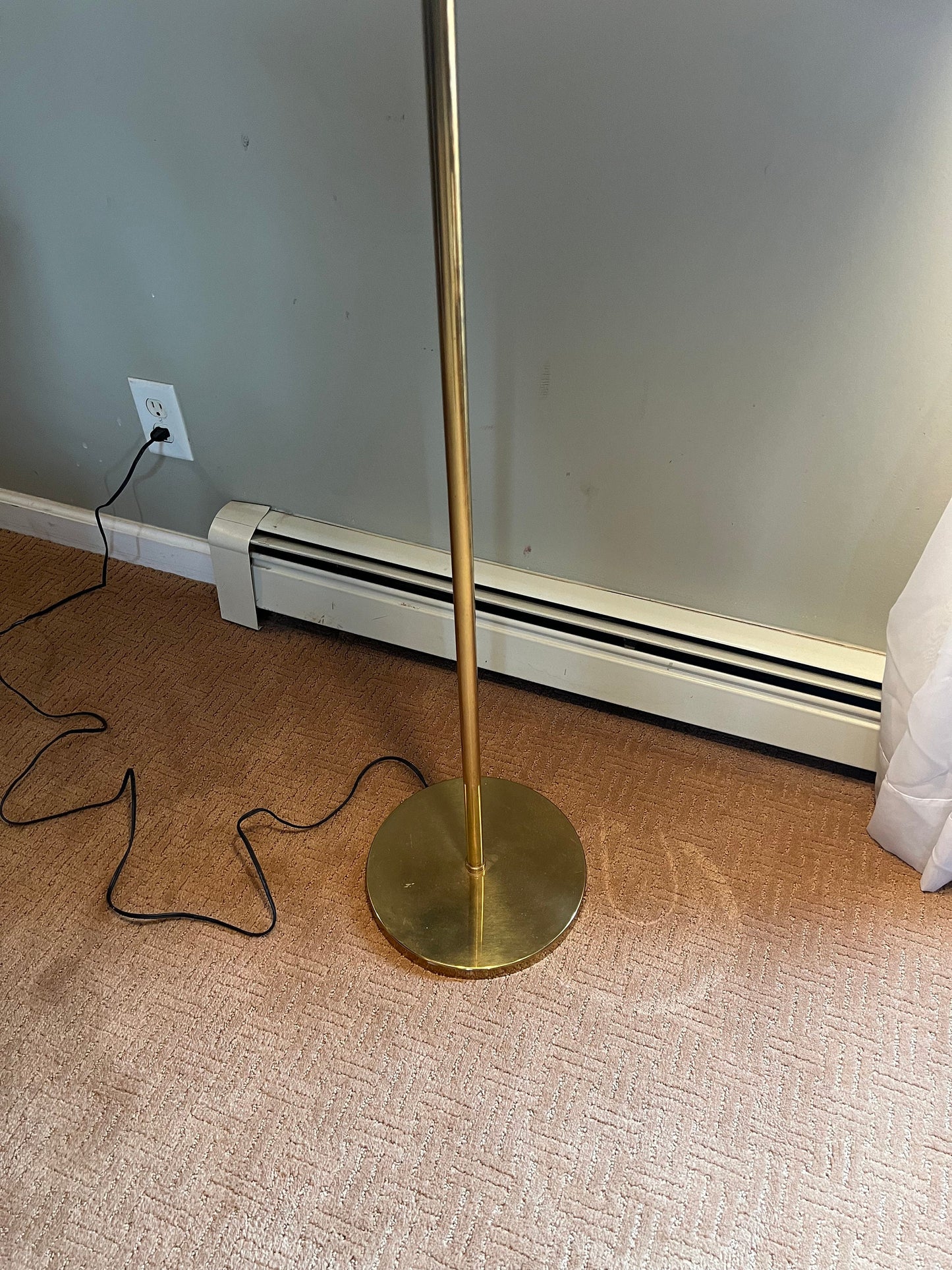 Mid Century Modern 3 Adjustable Cans Brass Floor Lamp, Gumball Style Lighting, Vintage Spotlight Lamp, Lover Antiques and Vintage