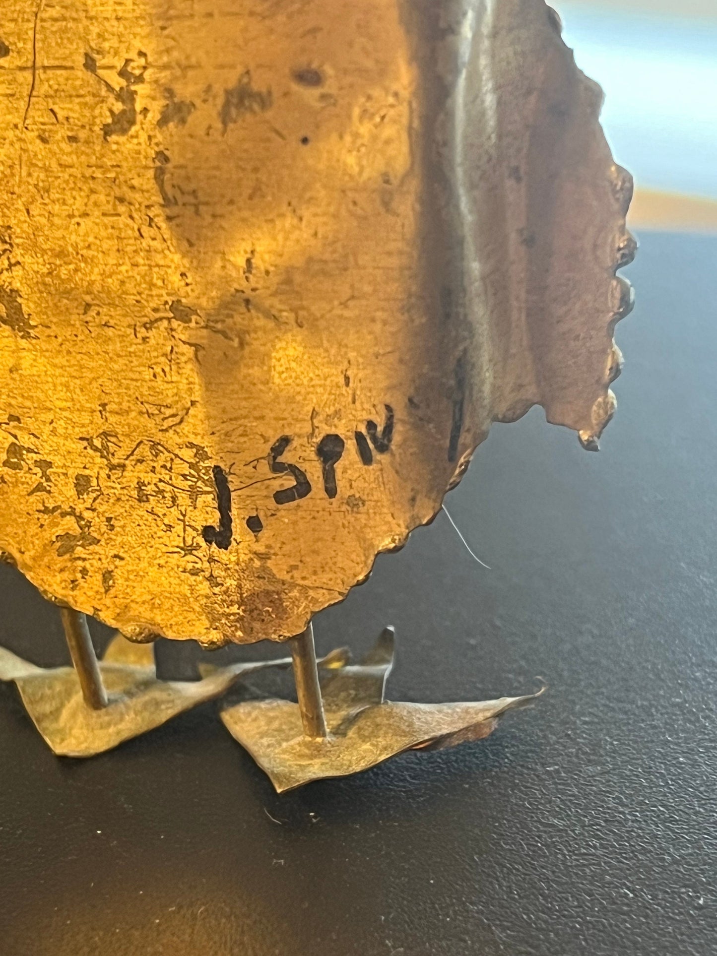 Vintage Owl Metal Art, Signed J. Spivey Metal Standing Owl, Mid Century Brutalist Owl, Owl Metal Art, Metal Owl, Lover Antiques and Vintage