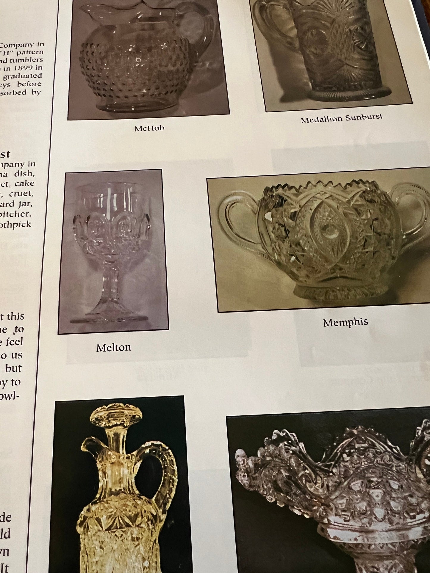 Standard Encyclopedia of Pressed Glass 1860-1930 Identification & Values Guide Book, Bill Edwards Mike Carwile, Lover Antiques and Vintage