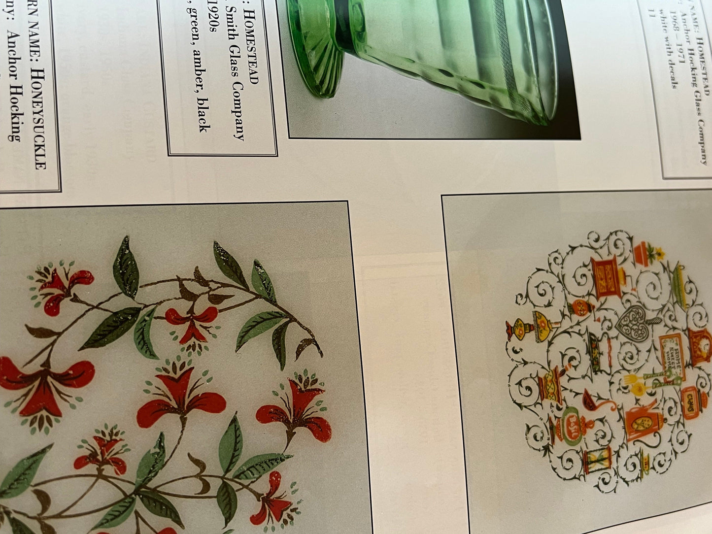 Florences Glassware Pattern Identification Guide, Glass Book from 1920’s- 1960’s, Glass Art Book, Lover Antiques and Vintage