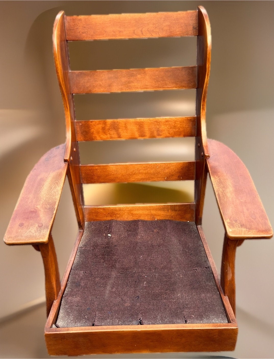 Cushman Colonial Creations Manchester High Back Wing Platform Rocker No. 9093 with the original mesh bottom