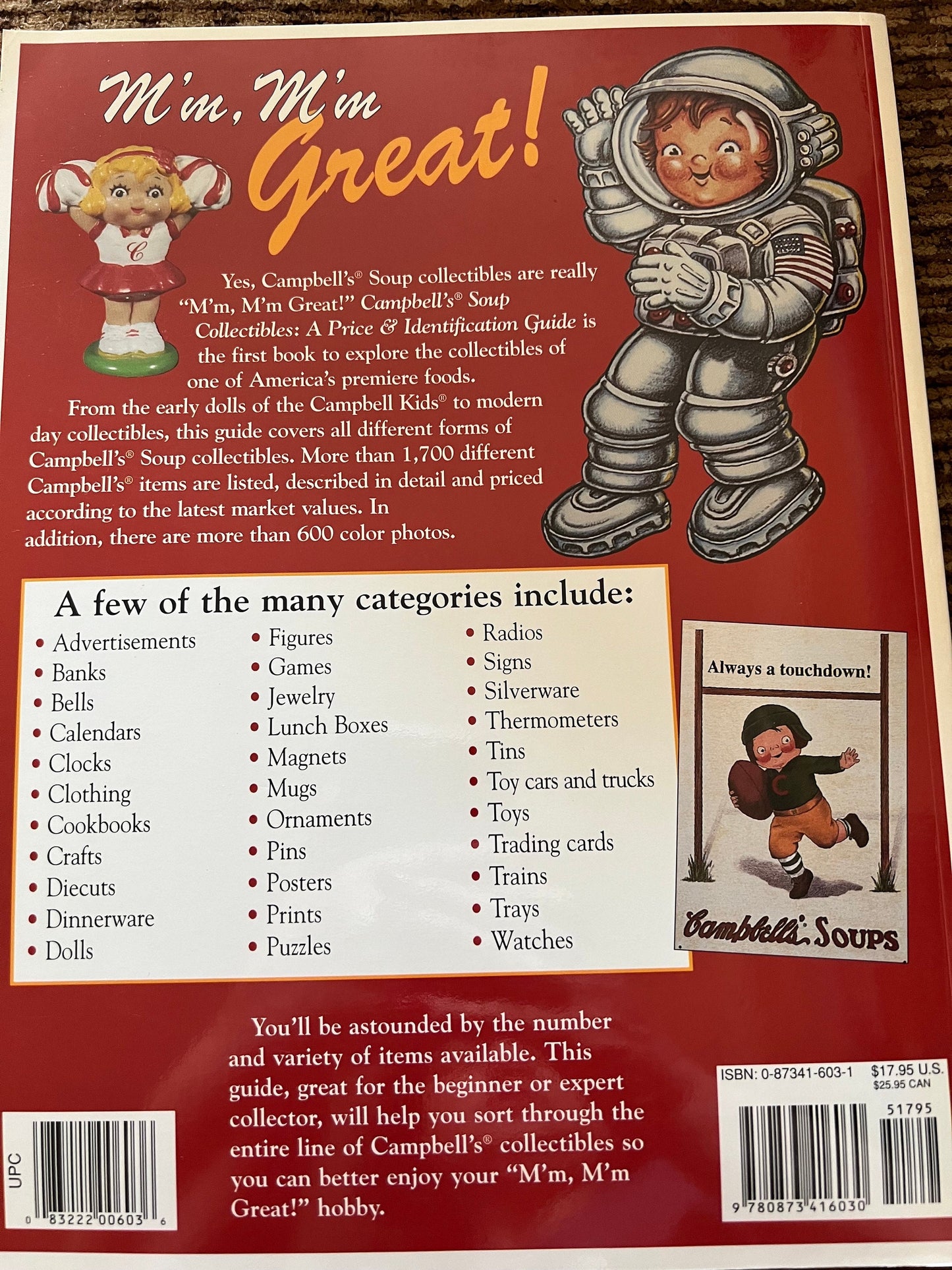 Campbell’s Soup Collectibles A Price & Identification Guide Book, by David and Micki Young, Lover Antiques and Vintage