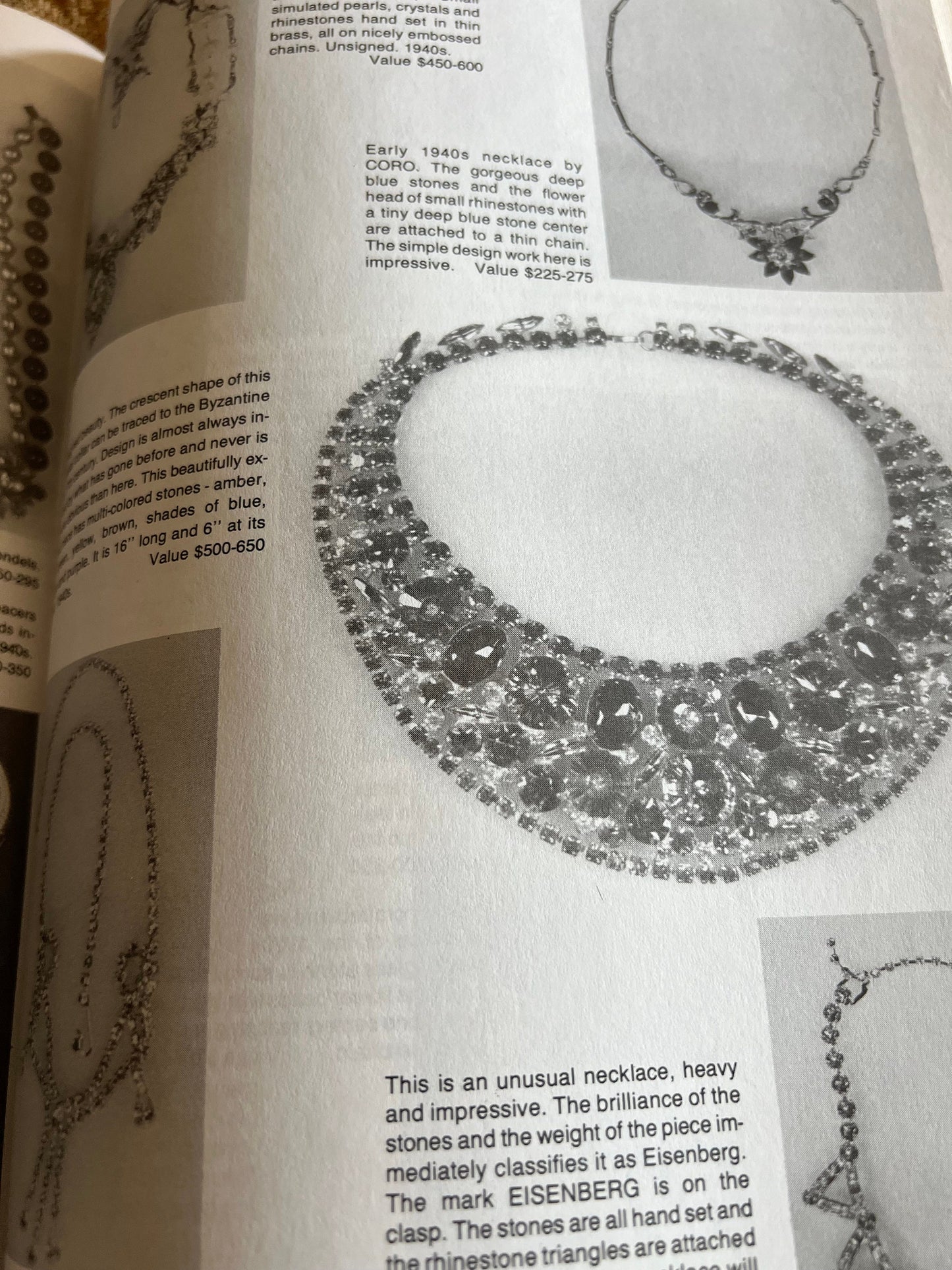 Collecting Rhinestone & Colored Jewelry An Identification and Value Guide Book, Comprehensive Section on Designers Marks, by Maryanne Dolan