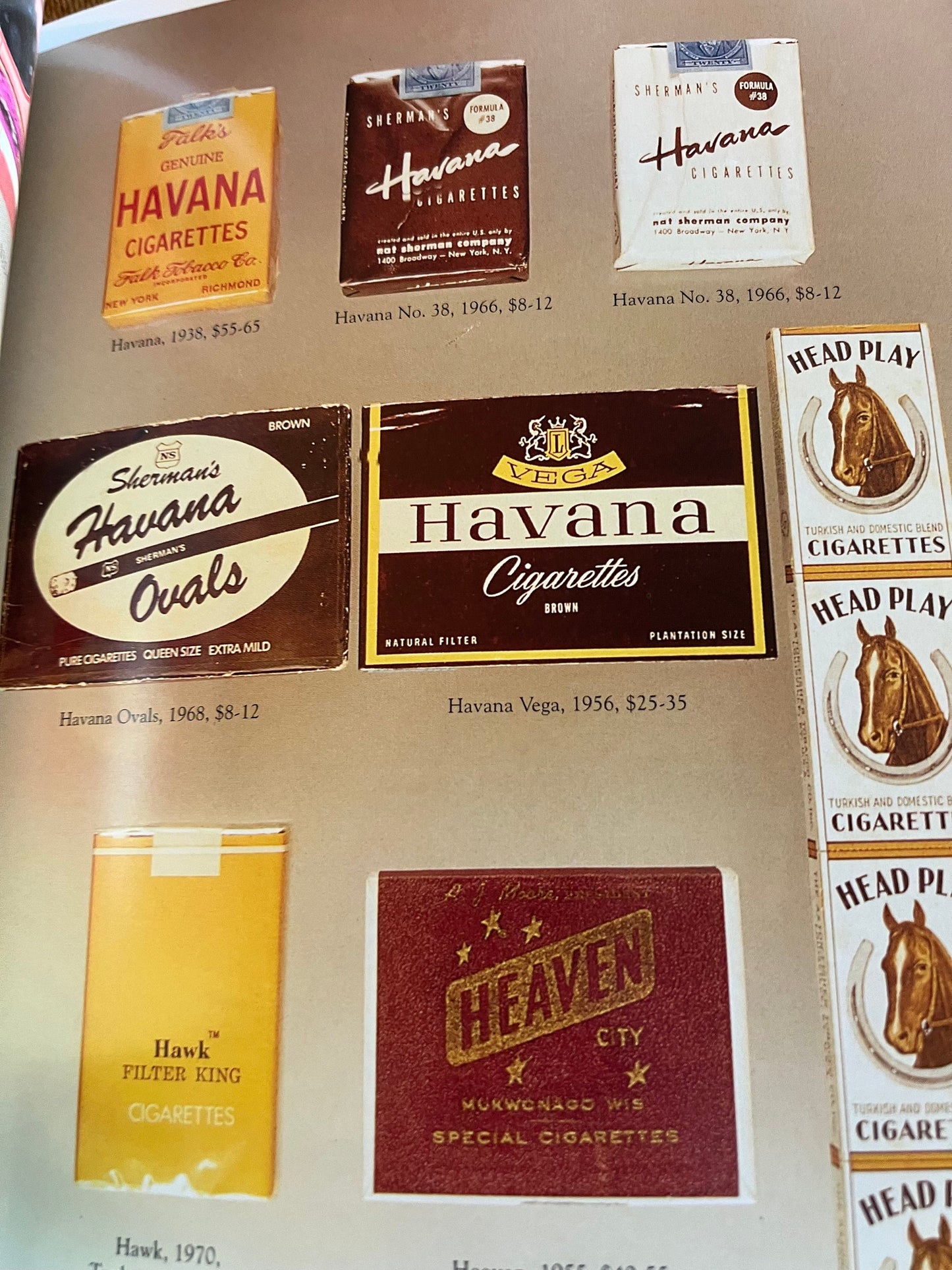 The Collector’s Guide to Vintage Cigarette Packs Book, by Joe Giesenhagen, Lover Antiques and Vintage