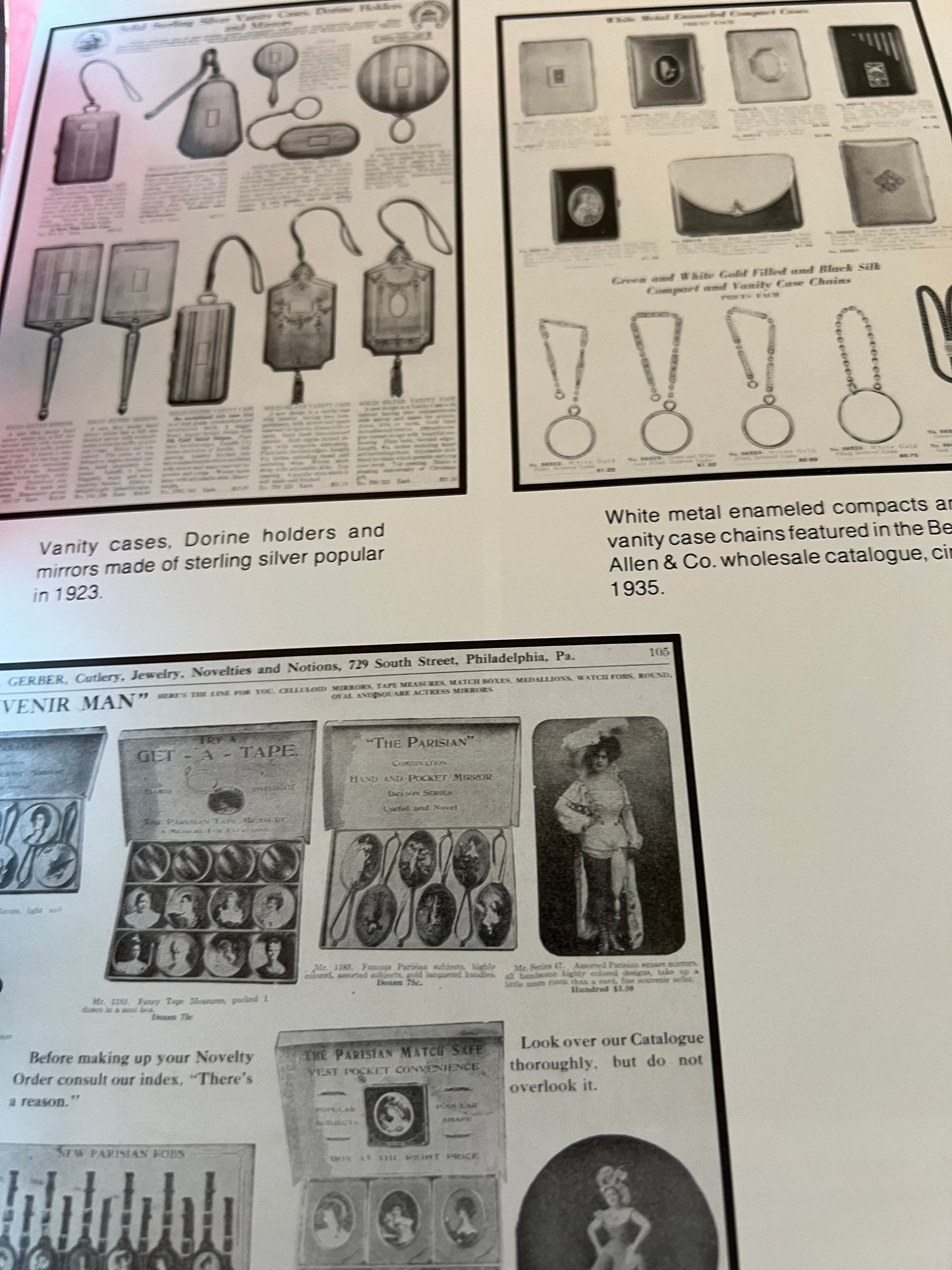 Compacts and Smoking Accessories Guide Book by Roseann Ettinger, Lover Antiques and Vintage