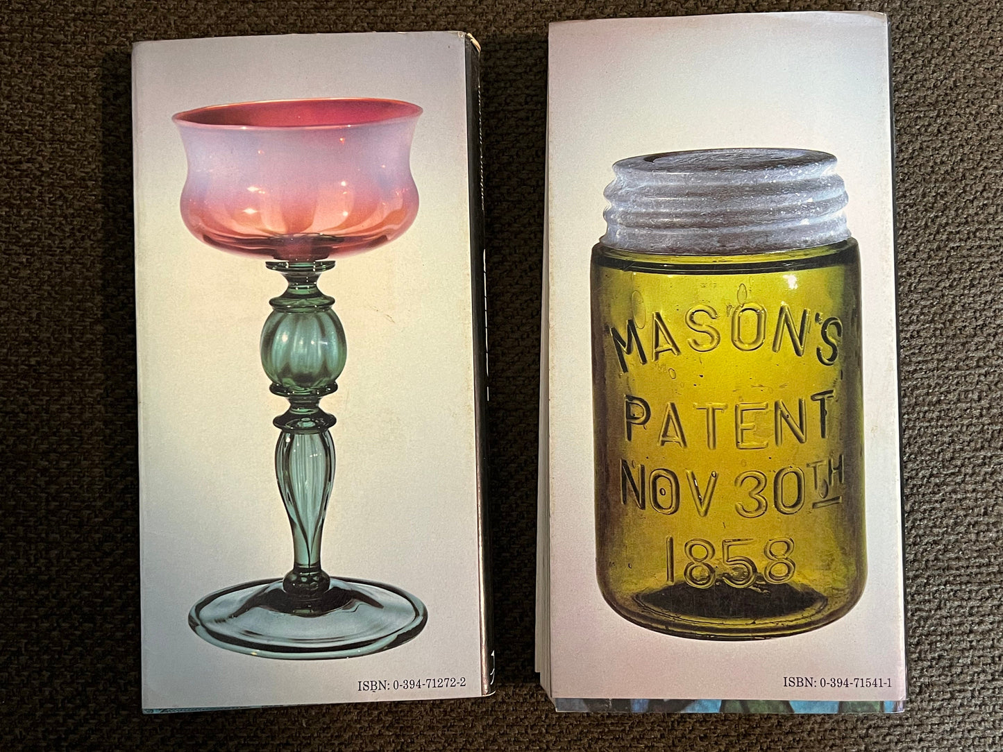 The Knopf Collectors’ Guides to American Antiques, Glass Volume 1 & Volume 2, Lover Antiques and Vintage