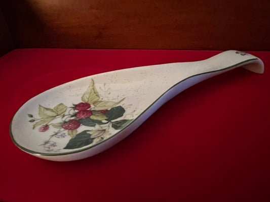 Vintage Porcelaine Décorée a Limoges France Spoon Rest, Limoges Spoon Stand, Limoges Porcelain Spoon Rest, Lover Antiques and Vintage