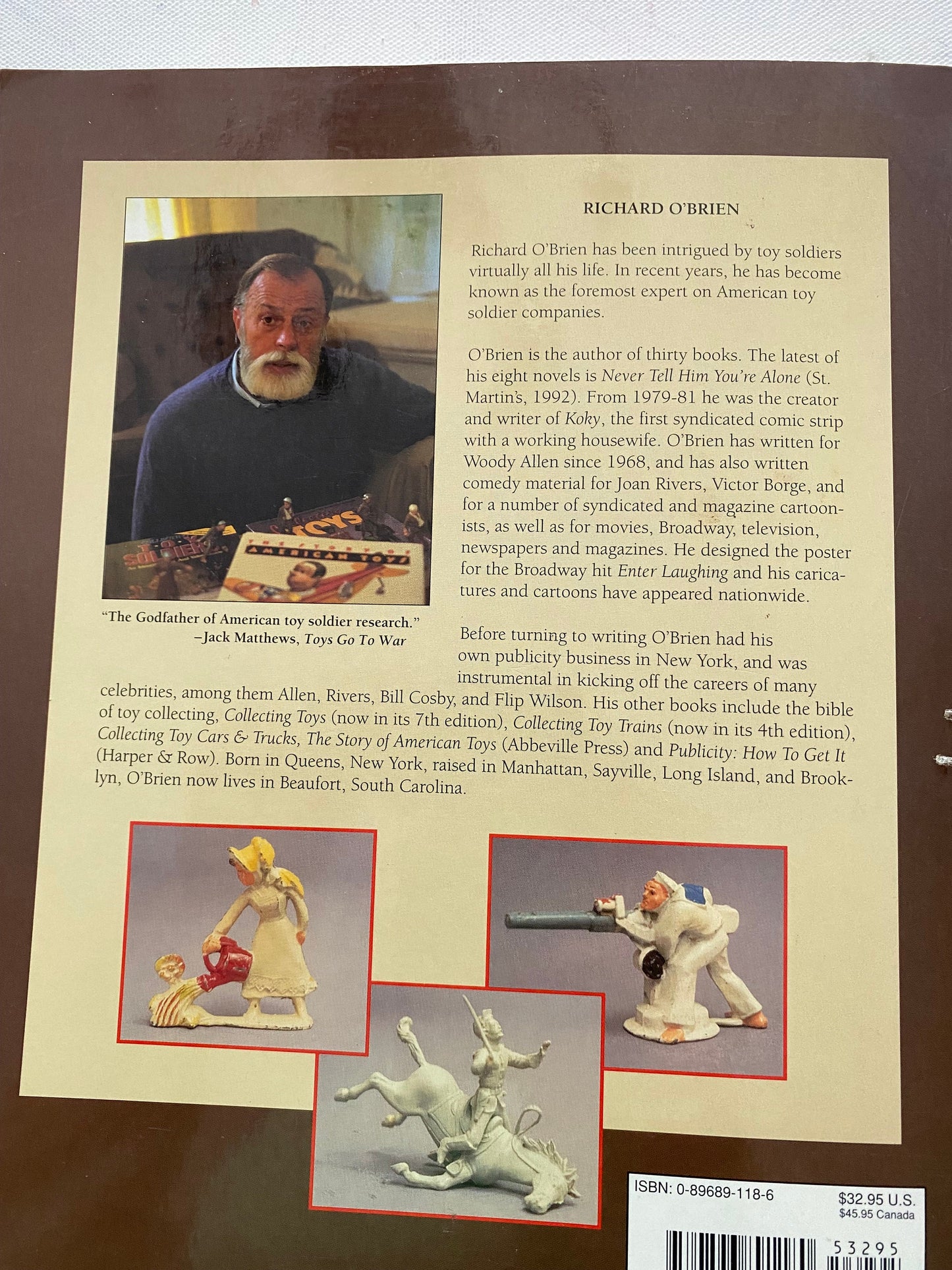 Collecting American-Made Toy Soldiers Identification and Value Guide Book, by Richard O’Brien, Edition Number 3, Lover Antiques and Vintage