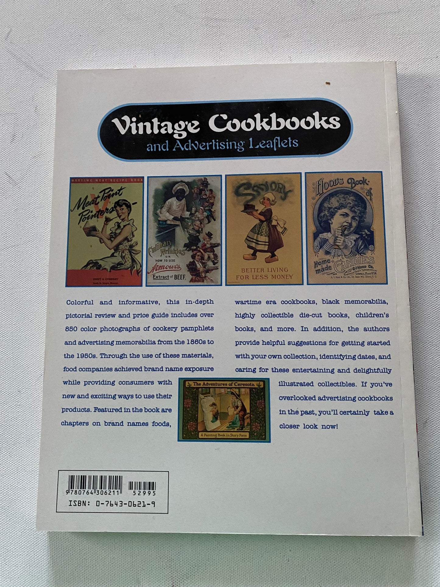 Vintage Cookbooks and Advertising Leaflets Book Guide, by Sandra J. Norman, Cookbook Guide, Lover Antiques and Vintage