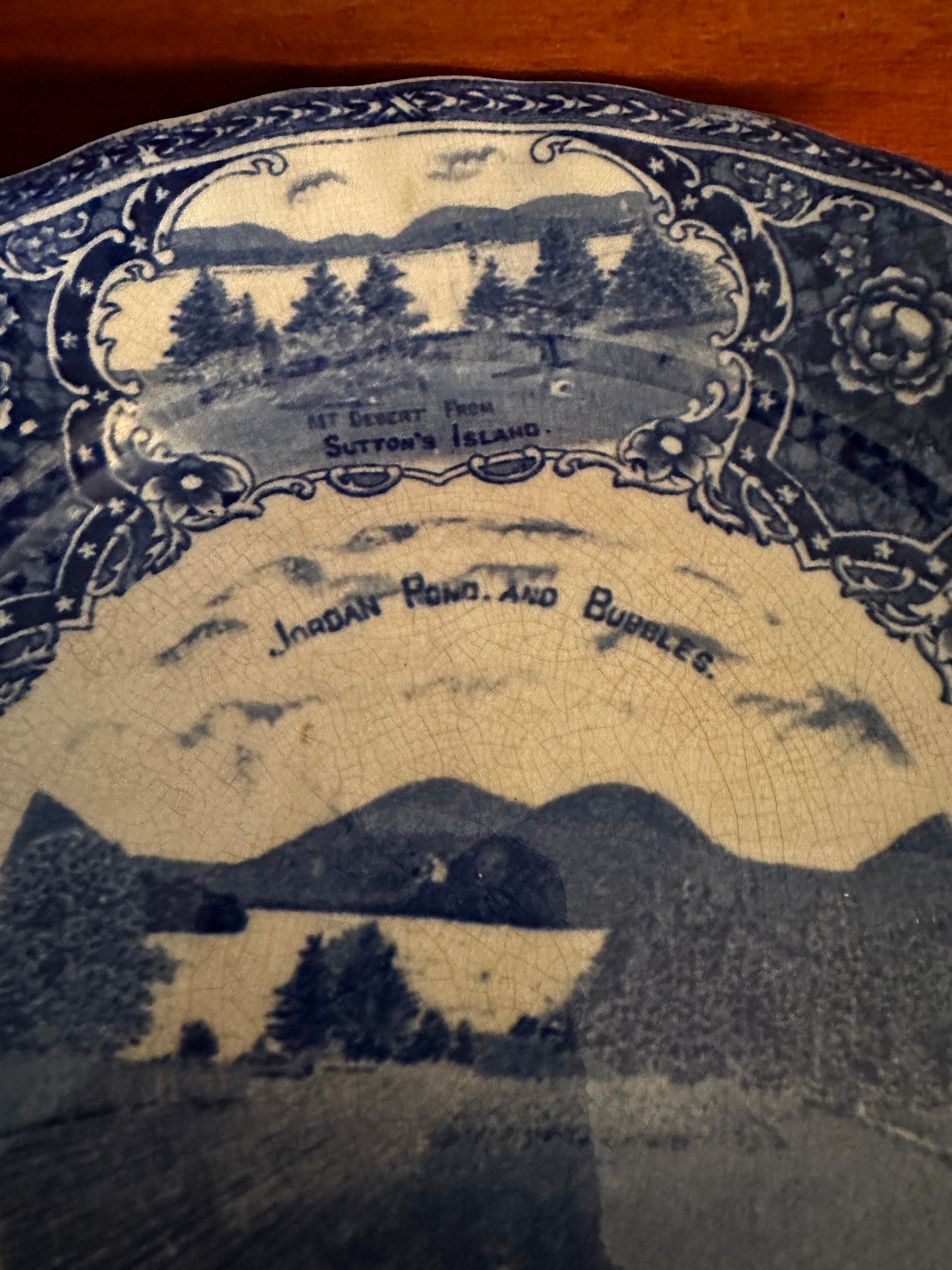 Vintage Made in England by the Old Historical Blue Plate Co. Copyrighted by Charles A. Townsend, Lover Antiques and Vintage
